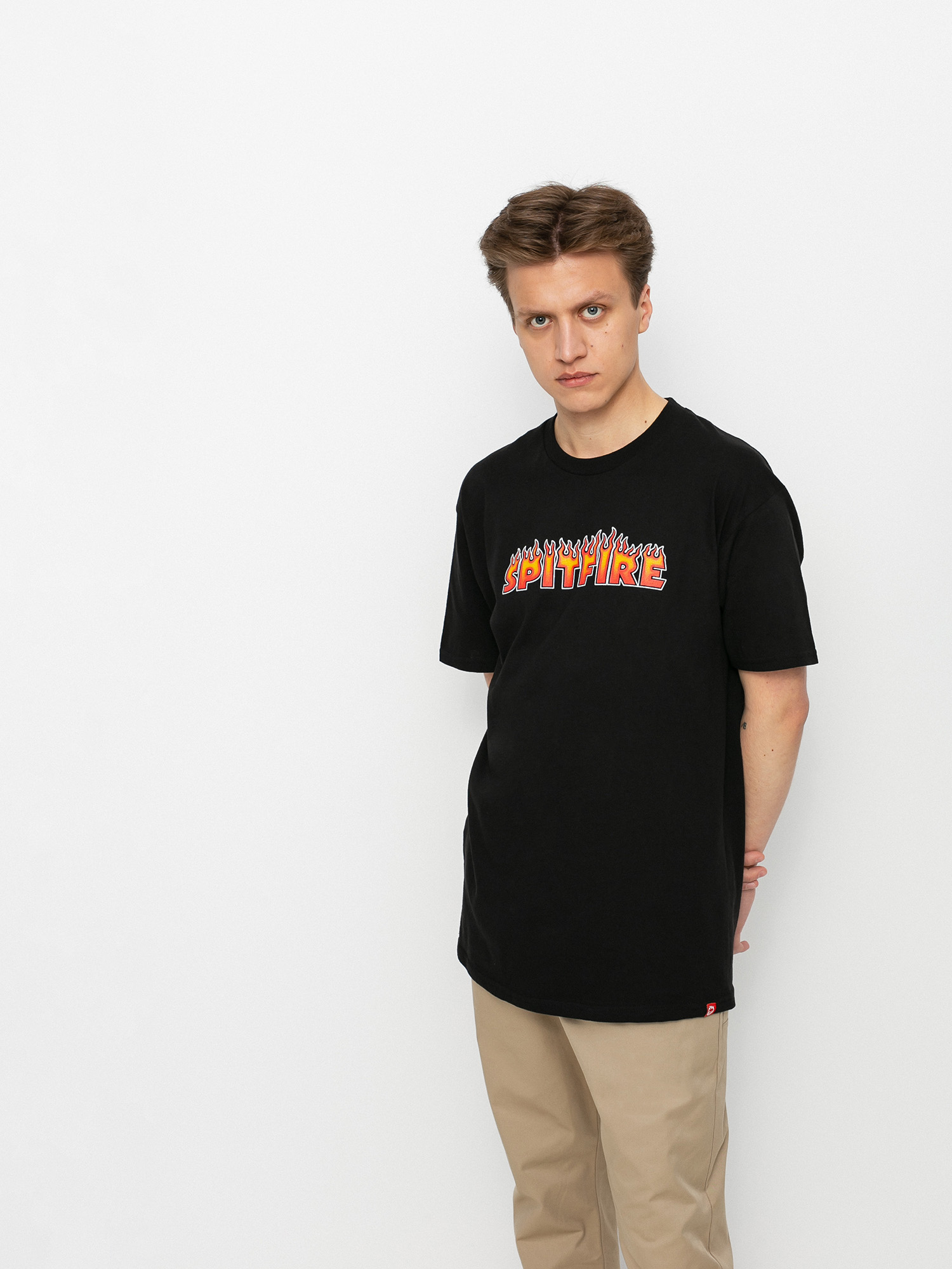 Spitfire Flash Fire póló (black)