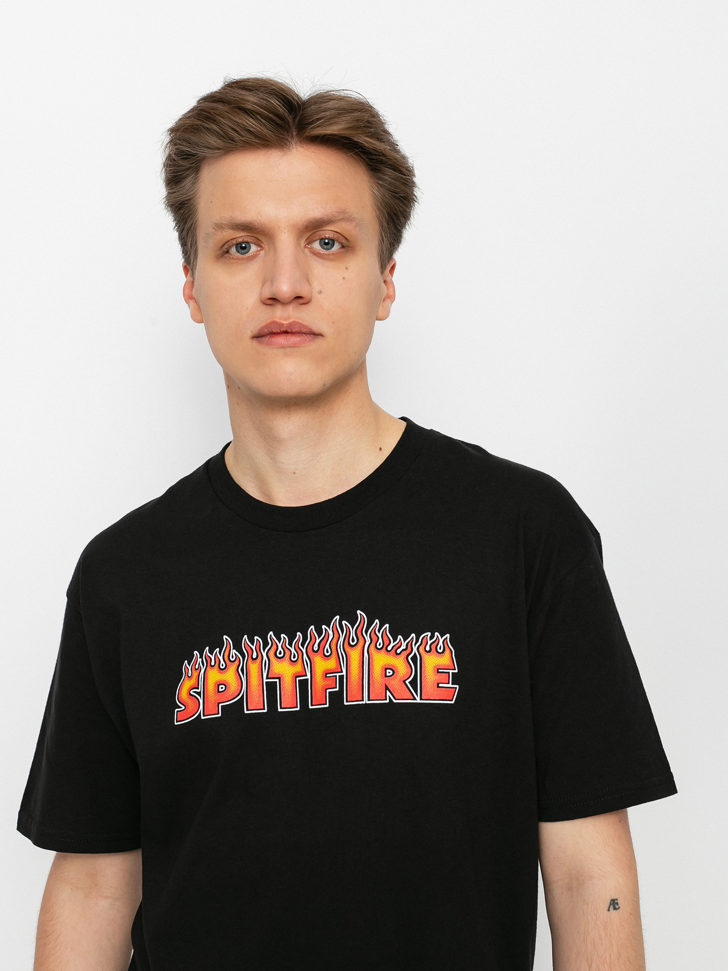 Spitfire Flash Fire póló (black)