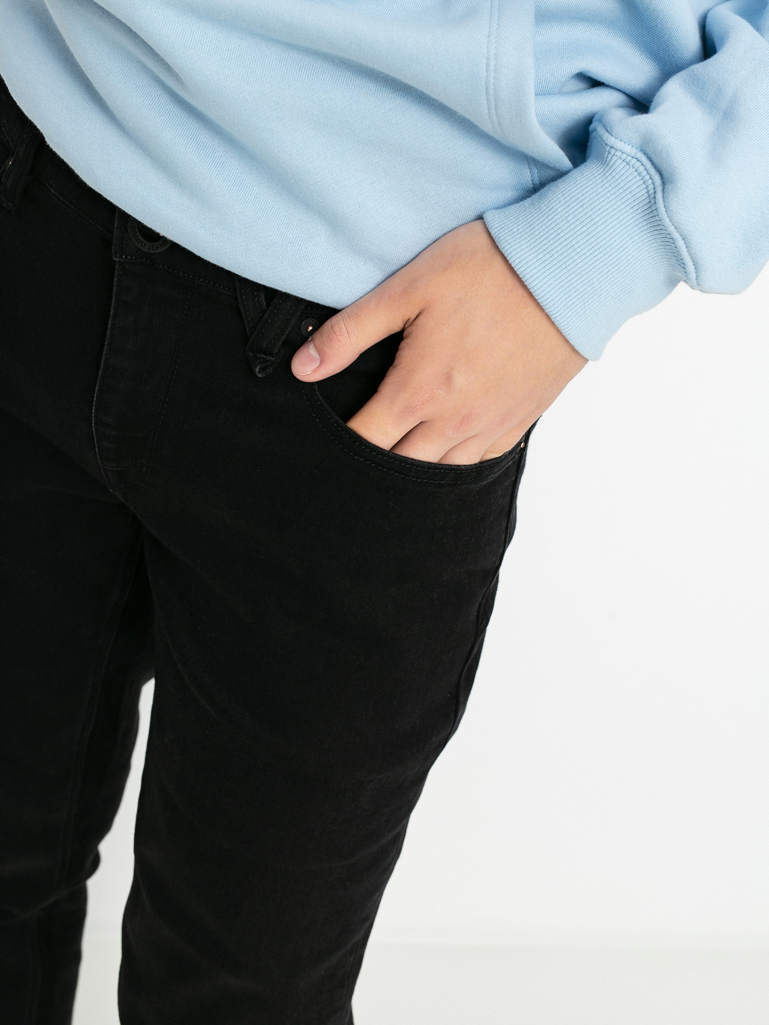 Volcom Vorta Denim Kisnadrág (black out)