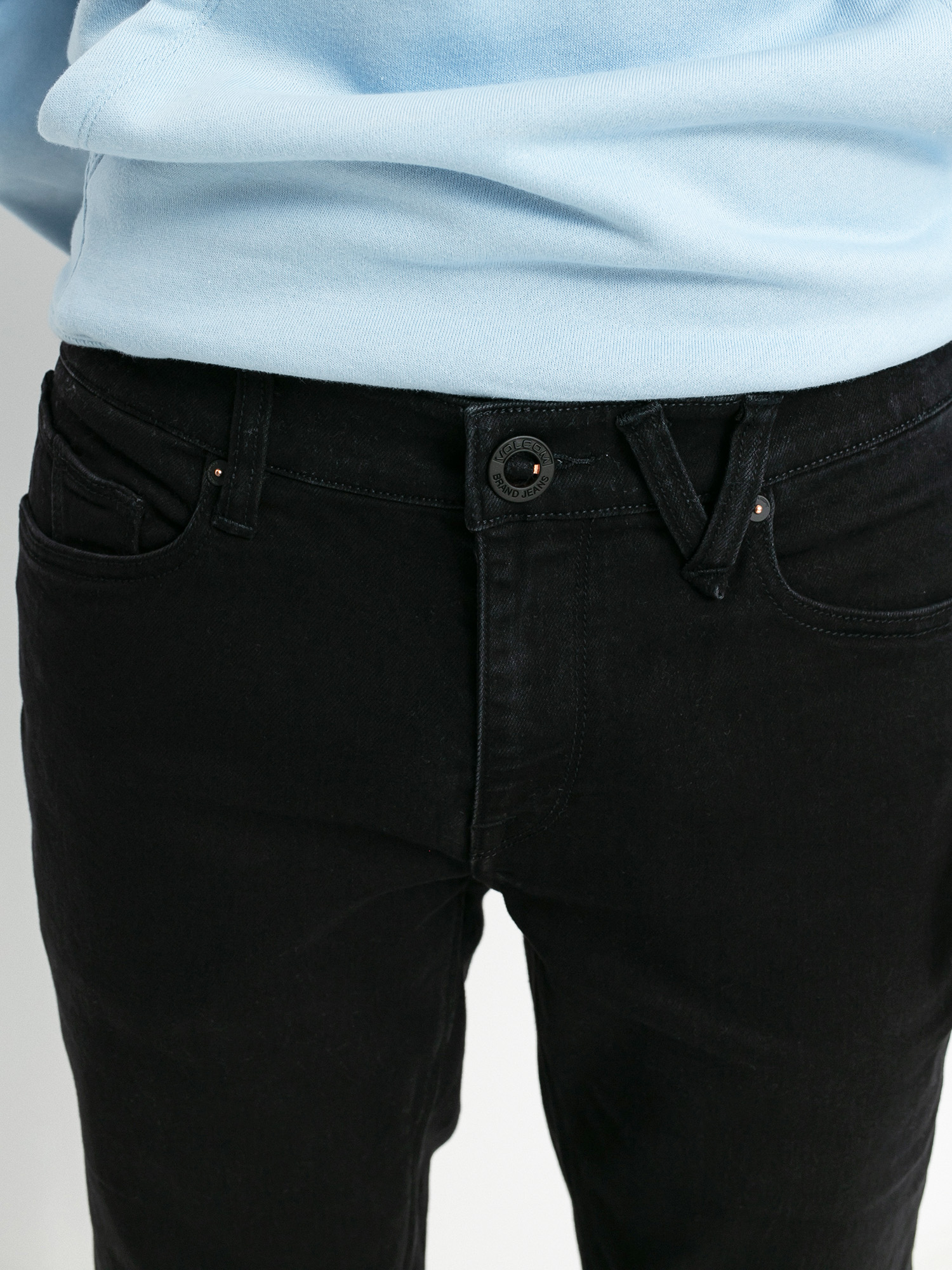 Volcom Vorta Denim Kisnadrág (black out)