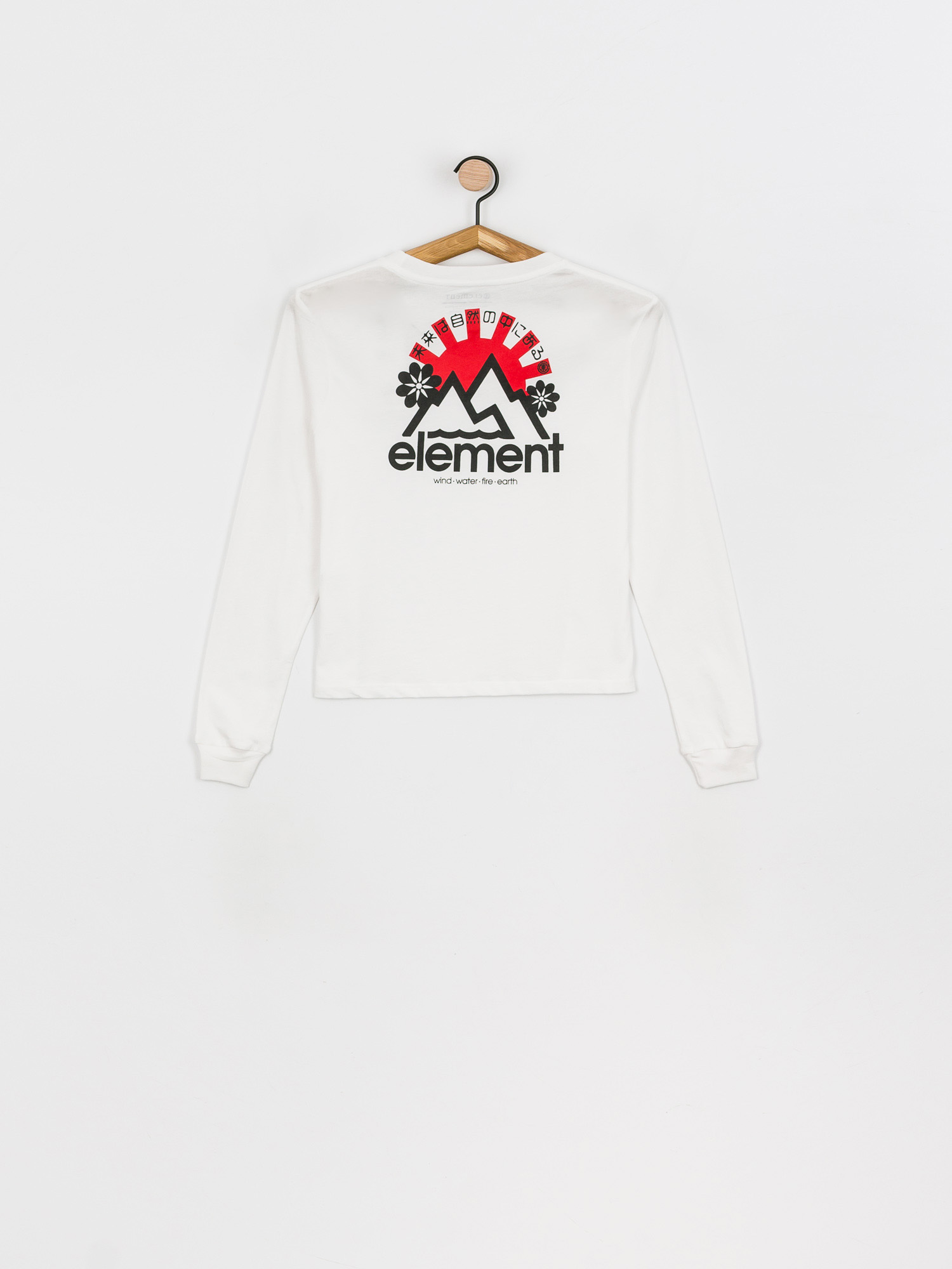 Element Rising Crop Hosszú ujjú felső Wmn (white)