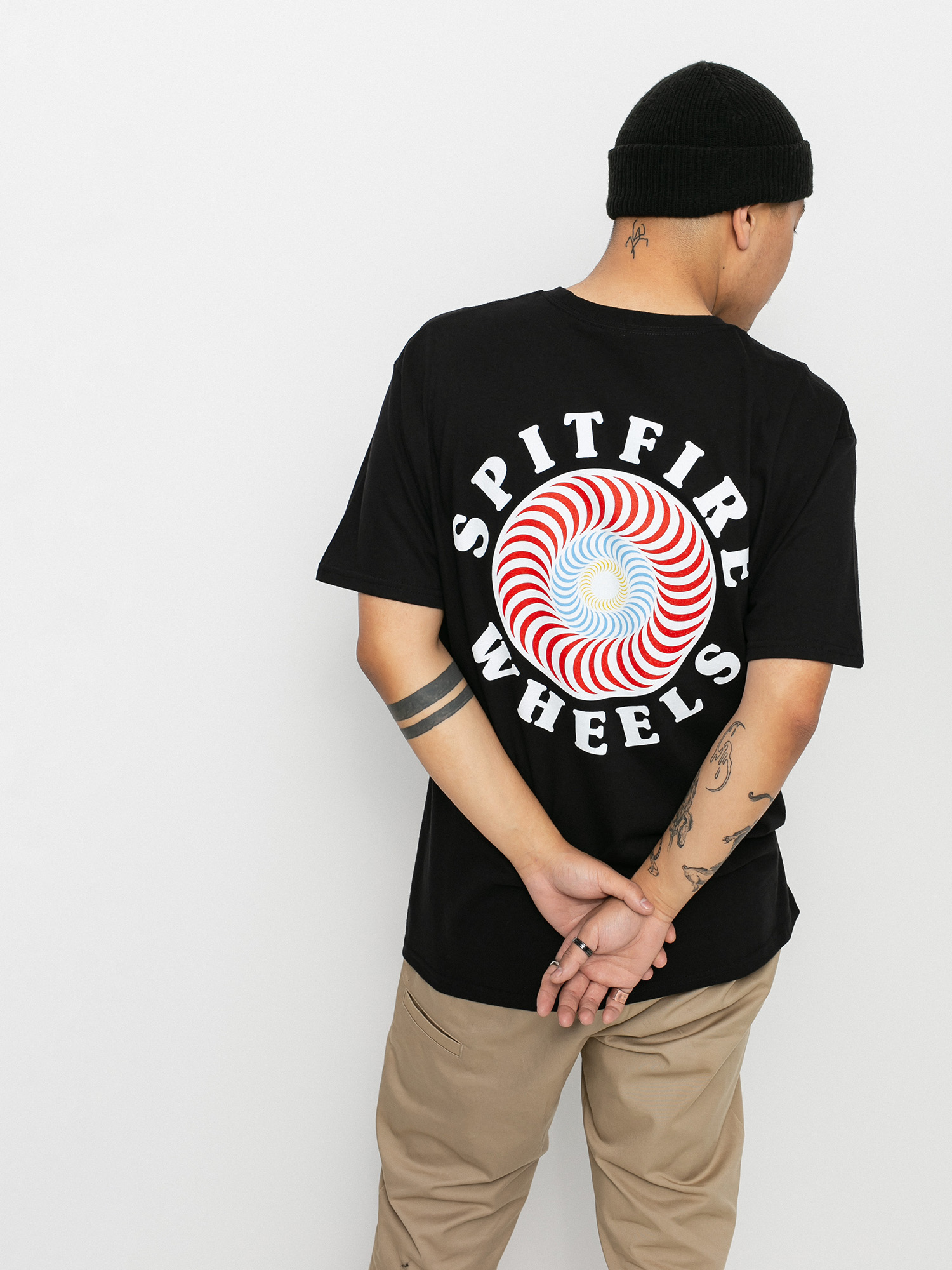 Spitfire Og Clsc Fill póló (black/red)