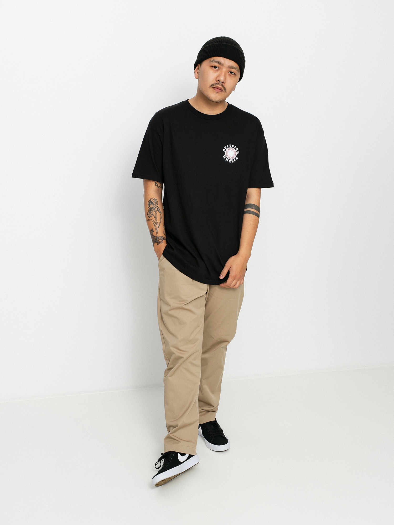 Spitfire Og Clsc Fill póló (black/red)