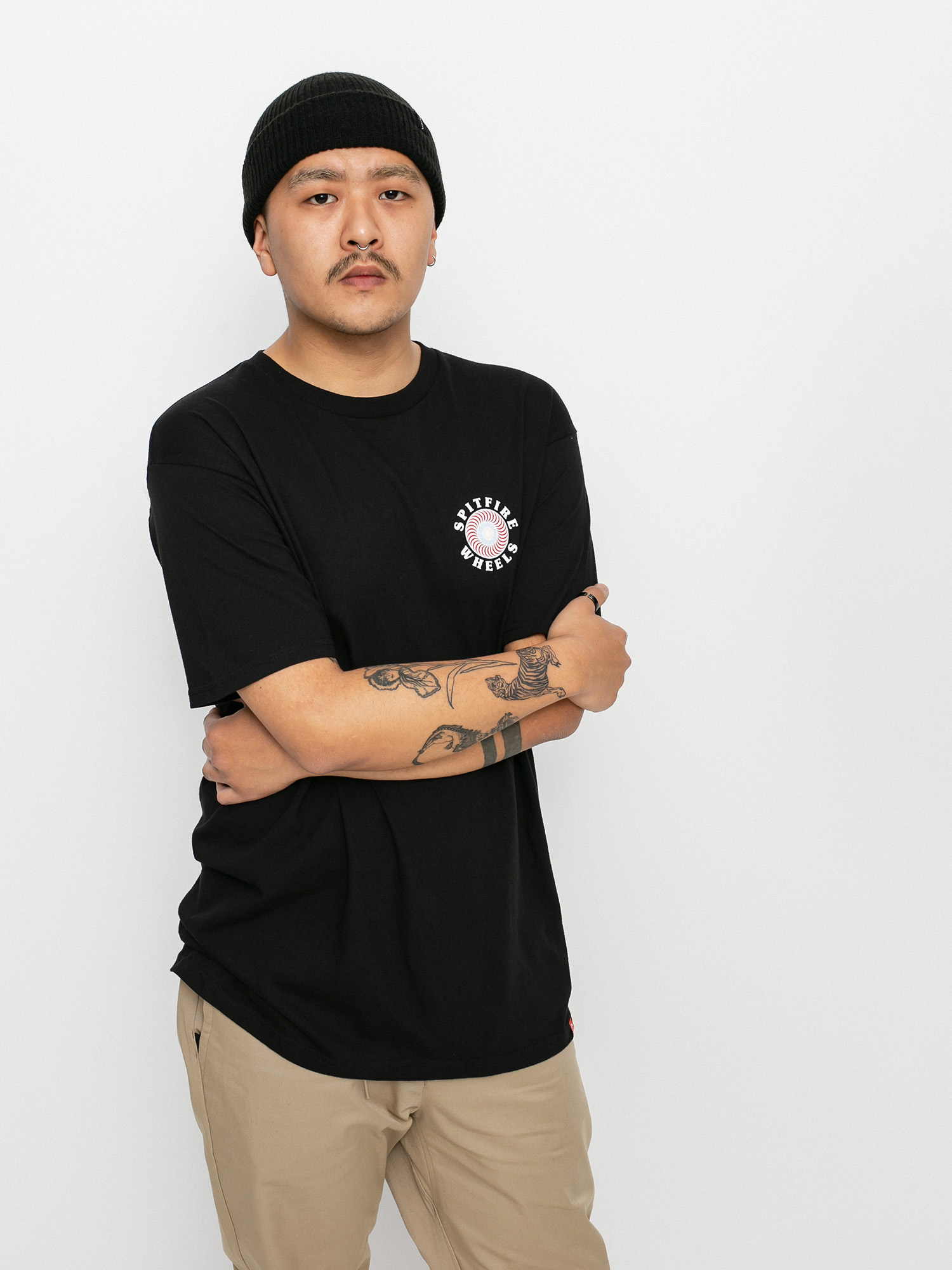 Spitfire Og Clsc Fill póló (black/red)