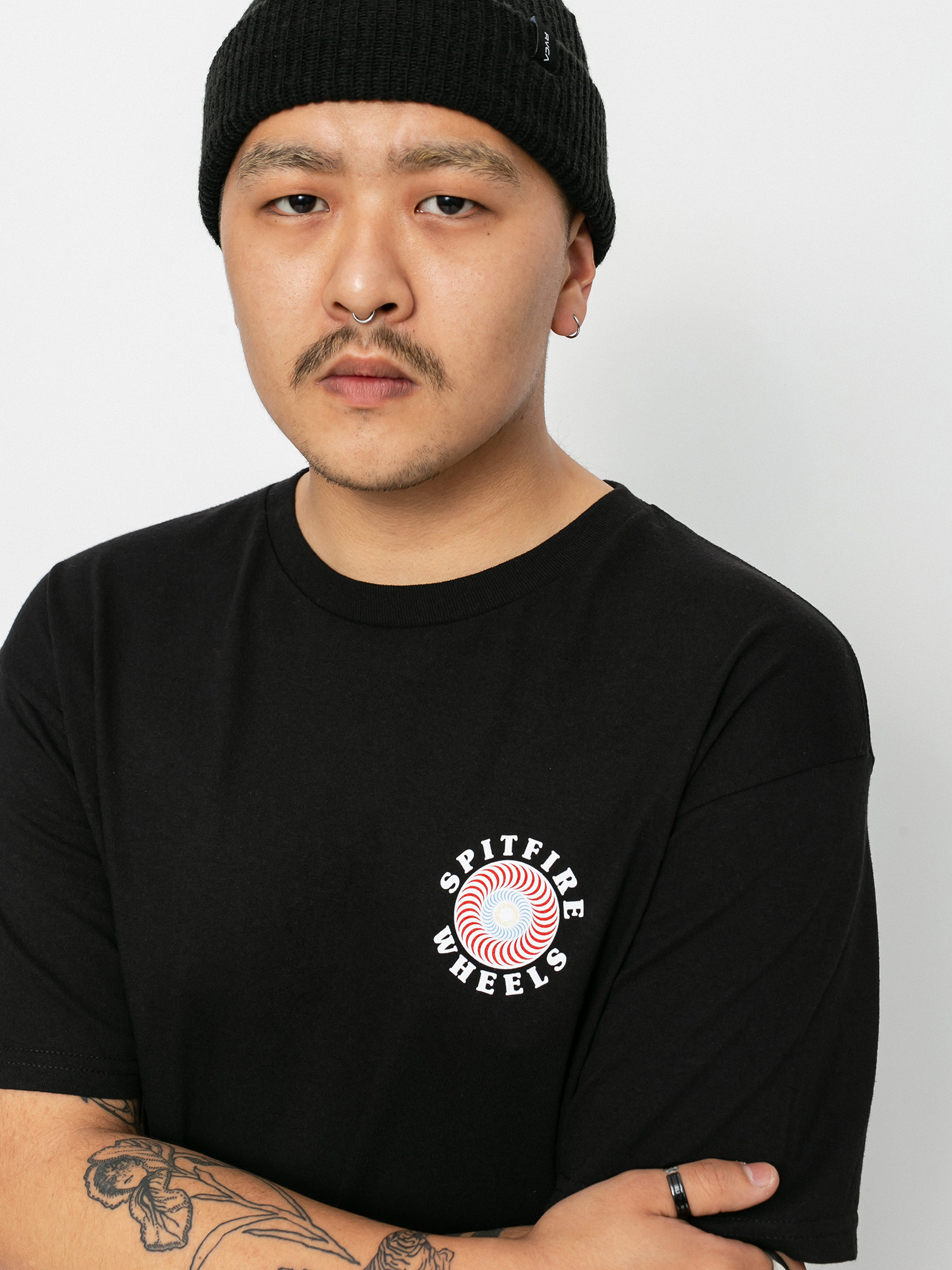 Spitfire Og Clsc Fill póló (black/red)