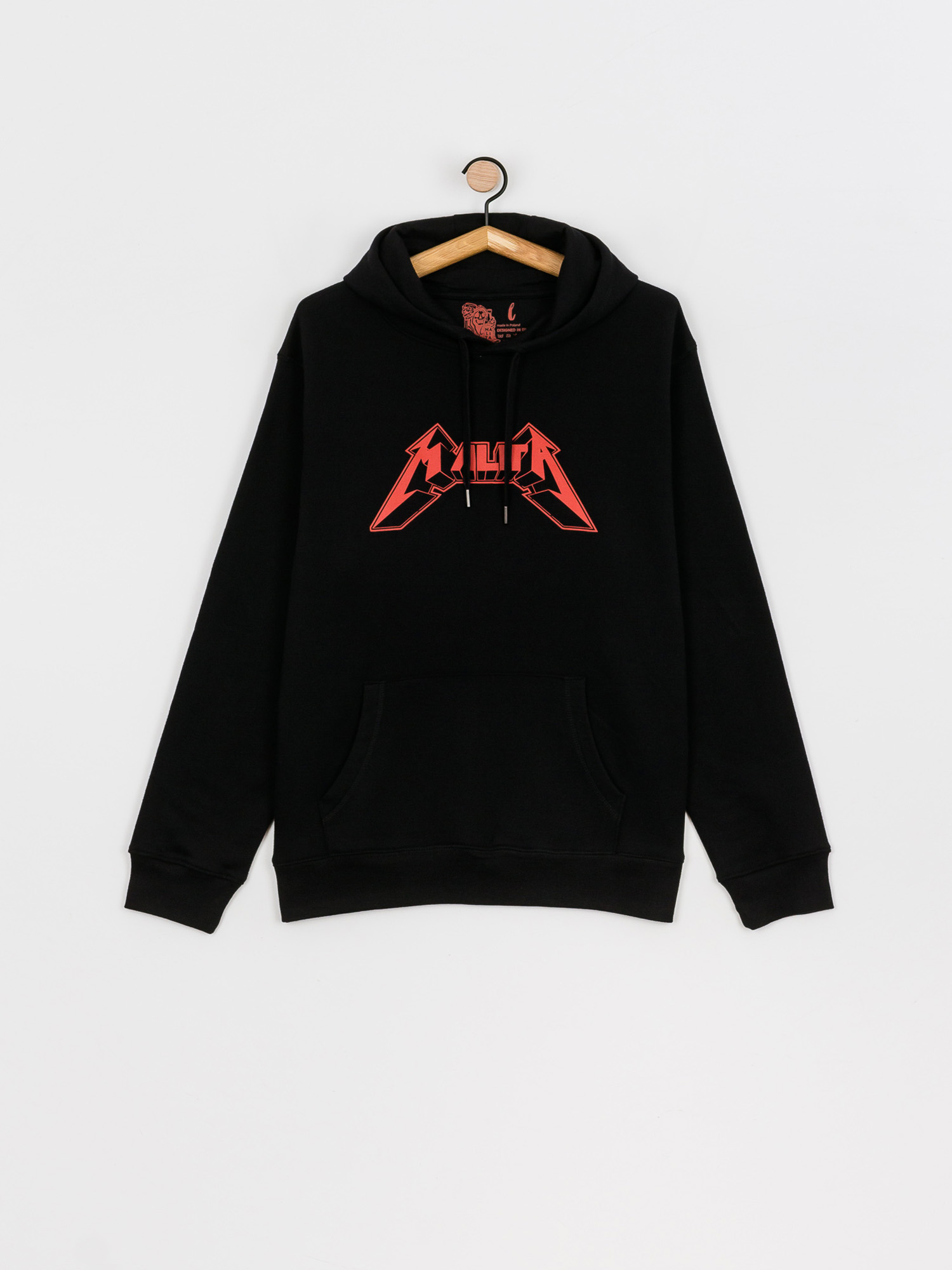 Malita Metallica HD Kapucnis pulóver (black)