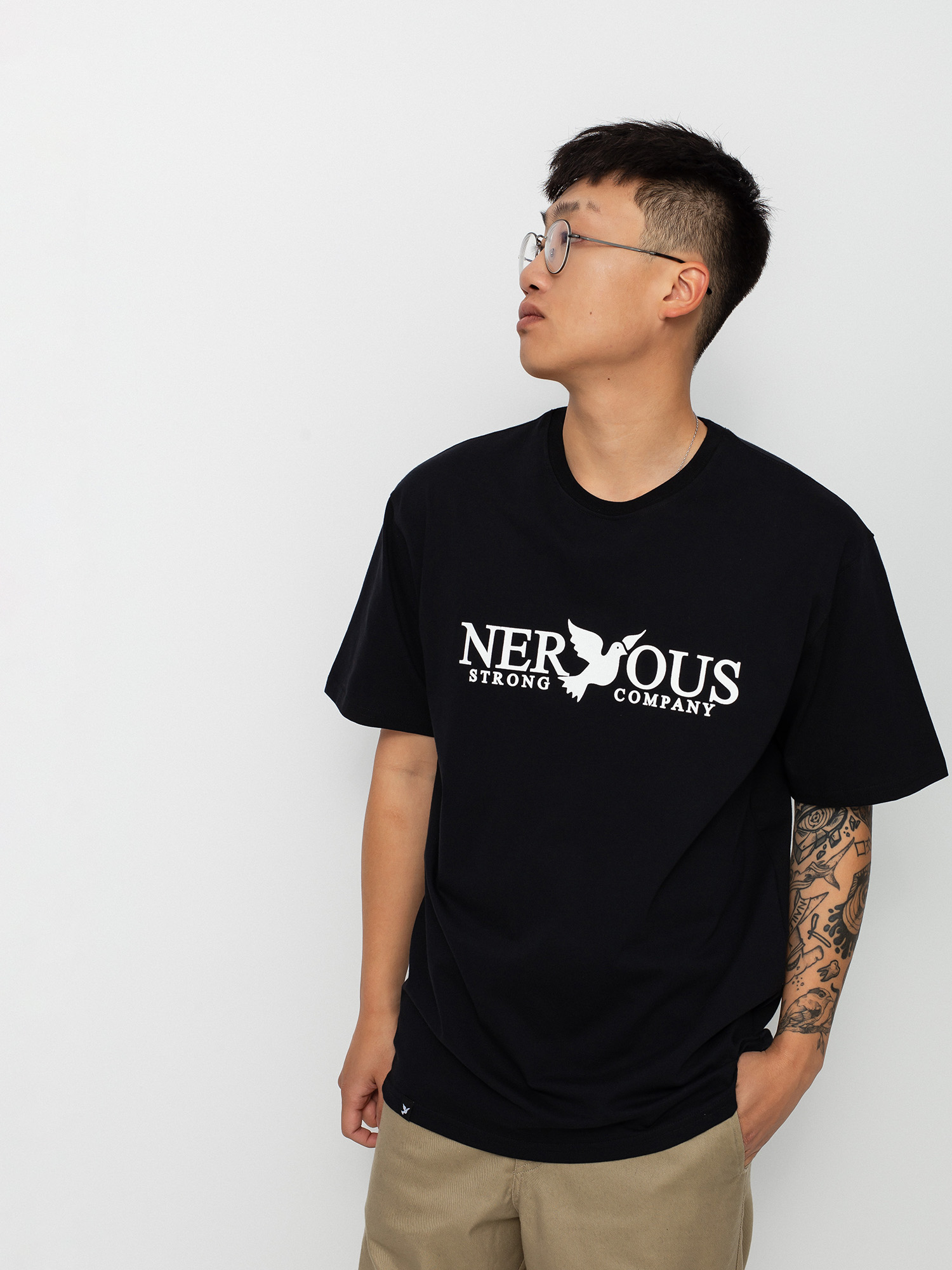 Nervous Classic póló (black)