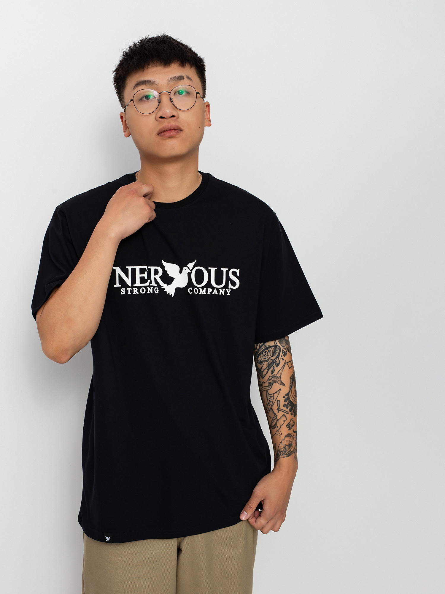 Nervous Classic póló (black)