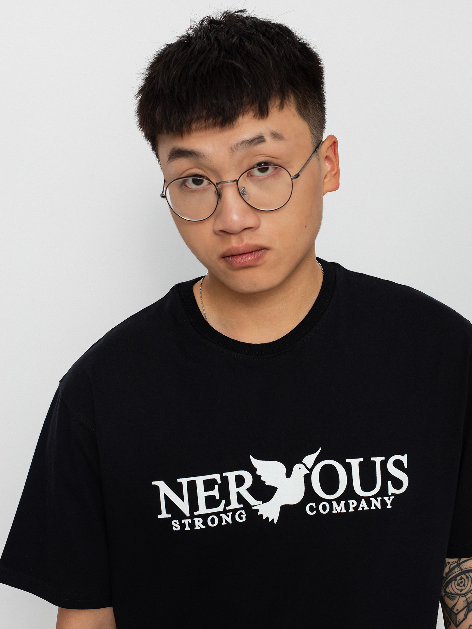 Nervous Classic póló (black)