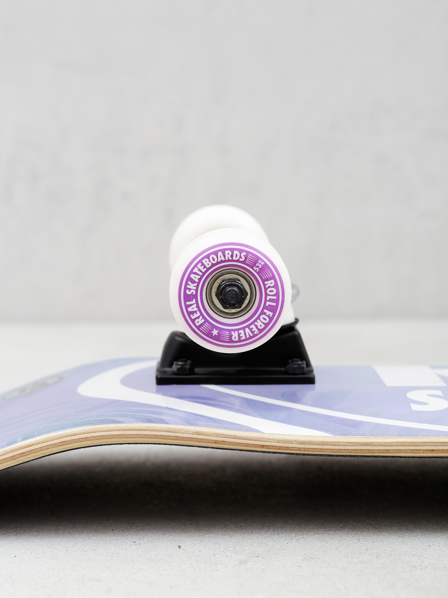 Real Island Oval Komplett gördeszka (purple/cyan)