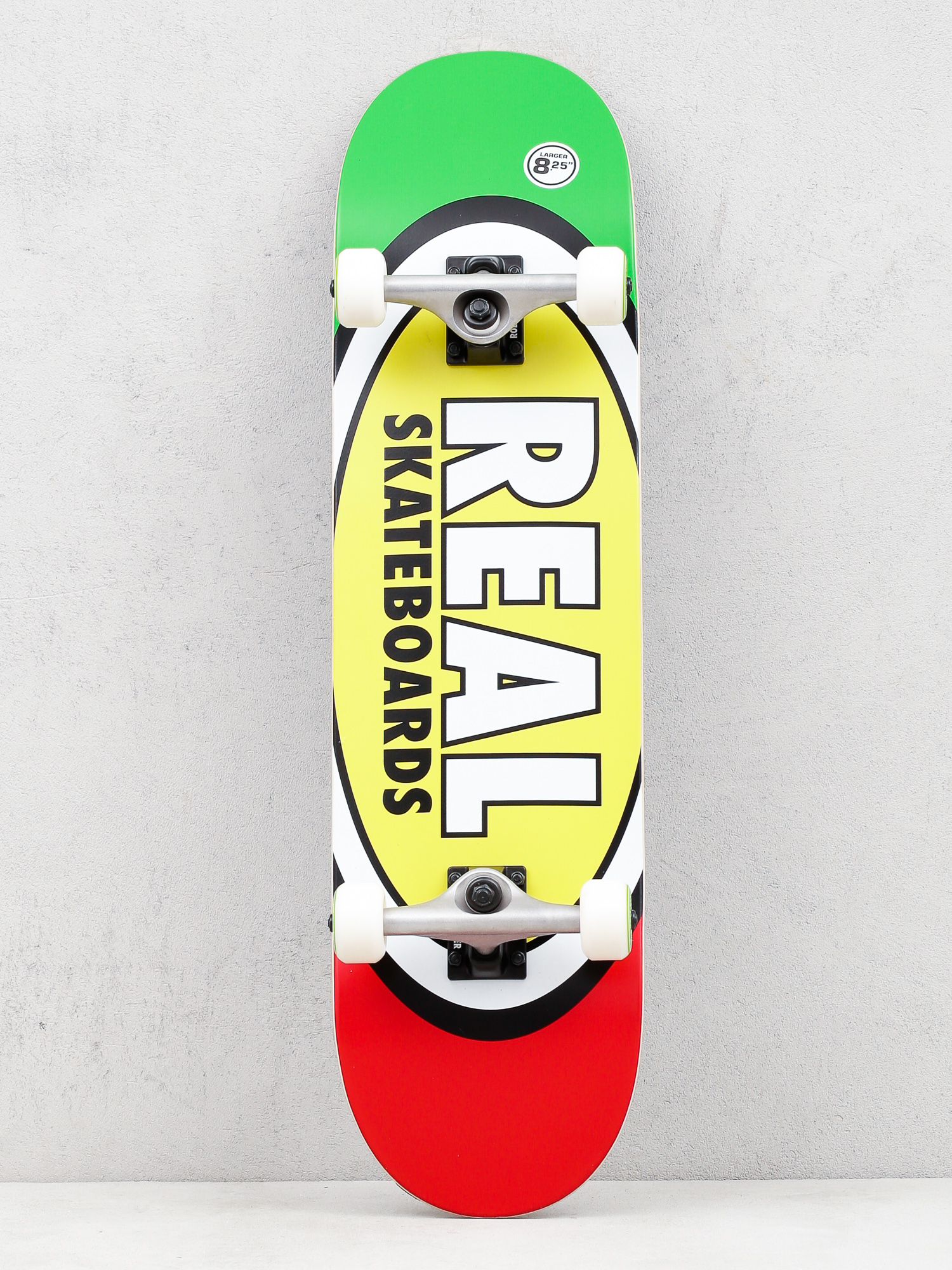 Real Tm Edition Oval Komplett gördeszka (green/yellow/red)
