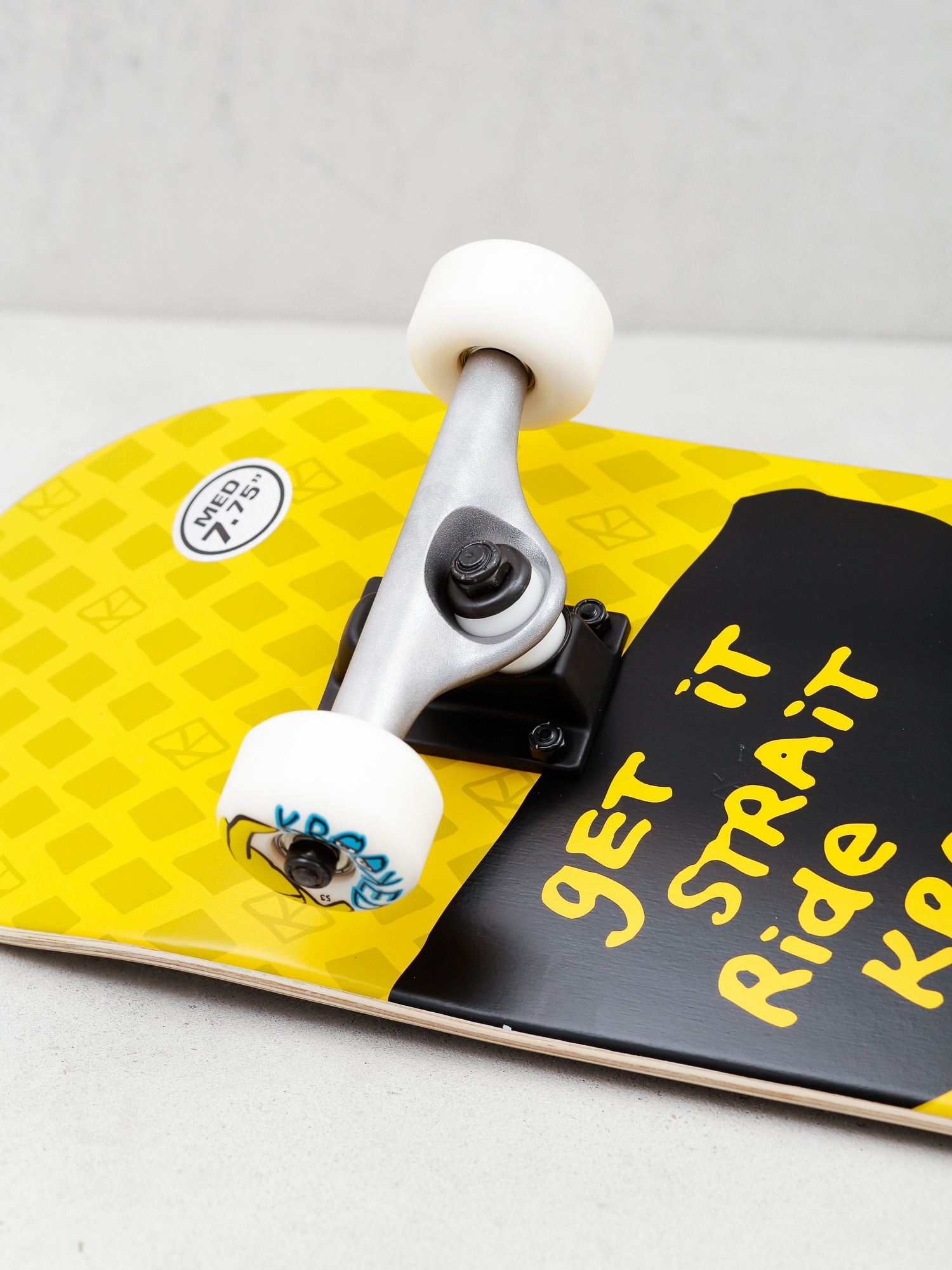 Krooked O Gee Shmoo Komplett gördeszka (yellow/blue)