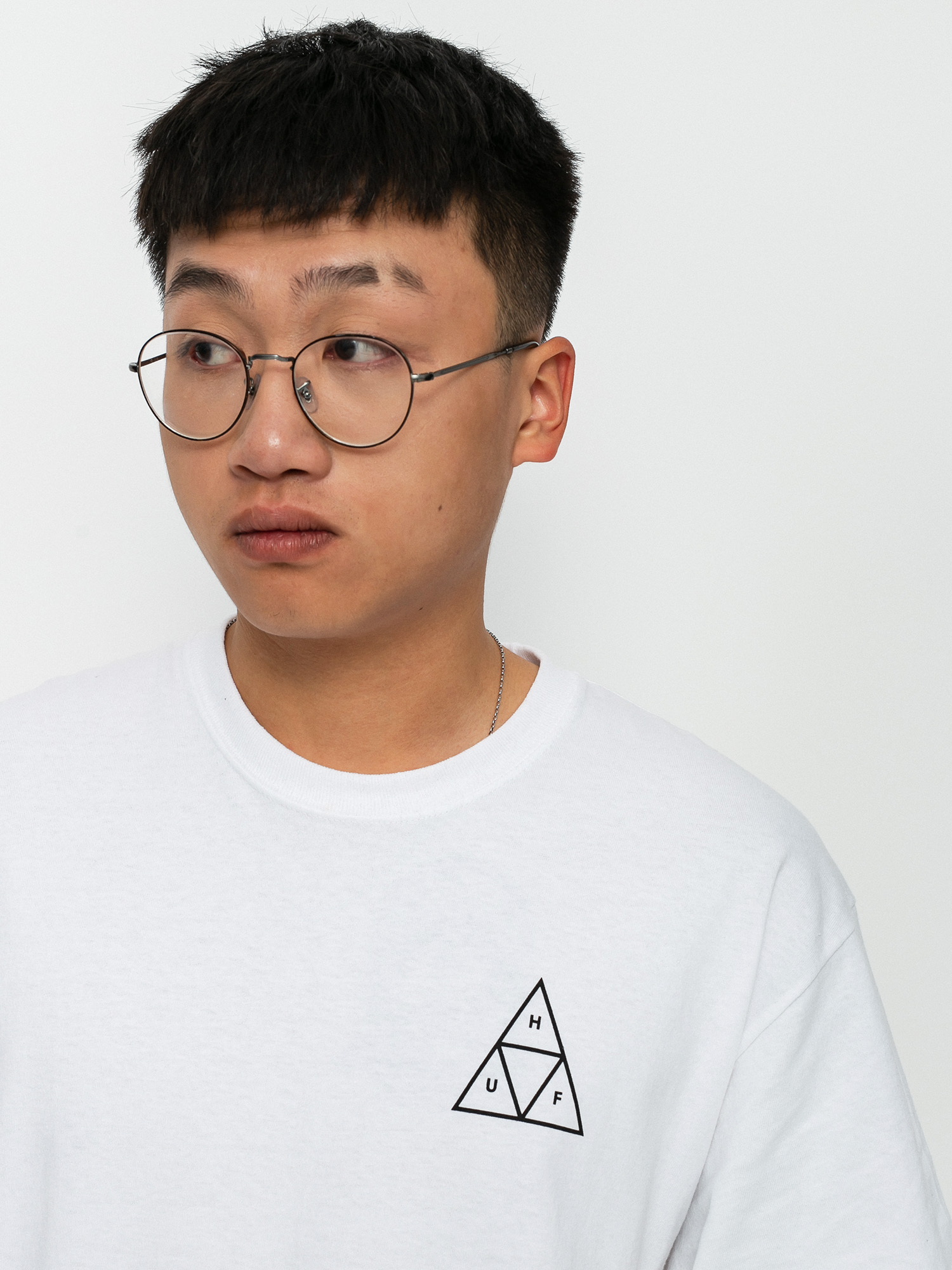 HUF Essentials TT Ujjatlan felső (white)