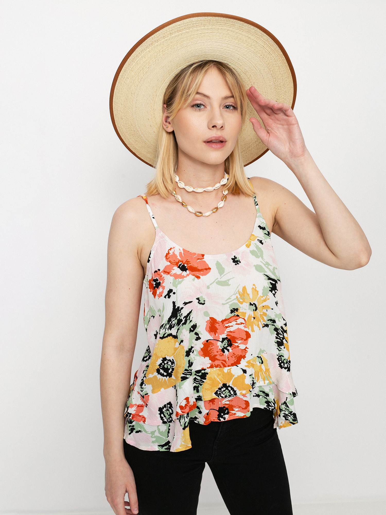 Volcom Thats My Type Cami Ujjatlan felső Wmn (star white)