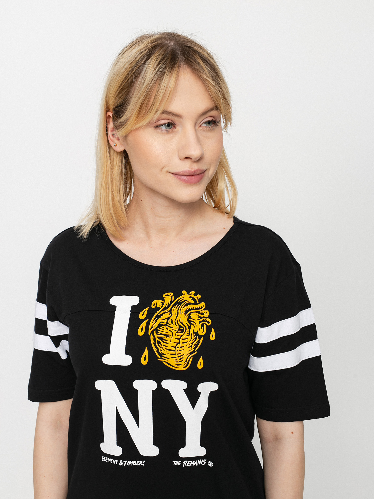 Element I Heart Football póló Wmn (black)