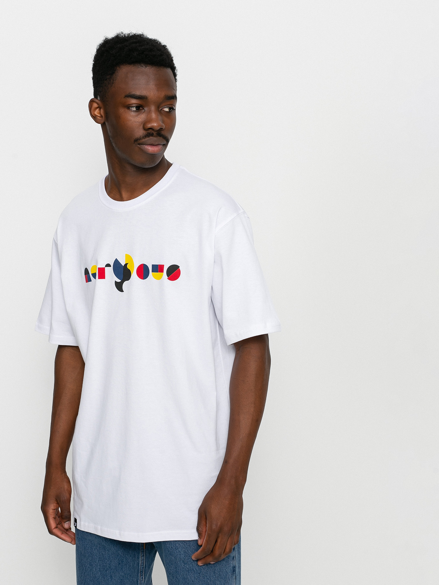 Nervous Geo póló (white)