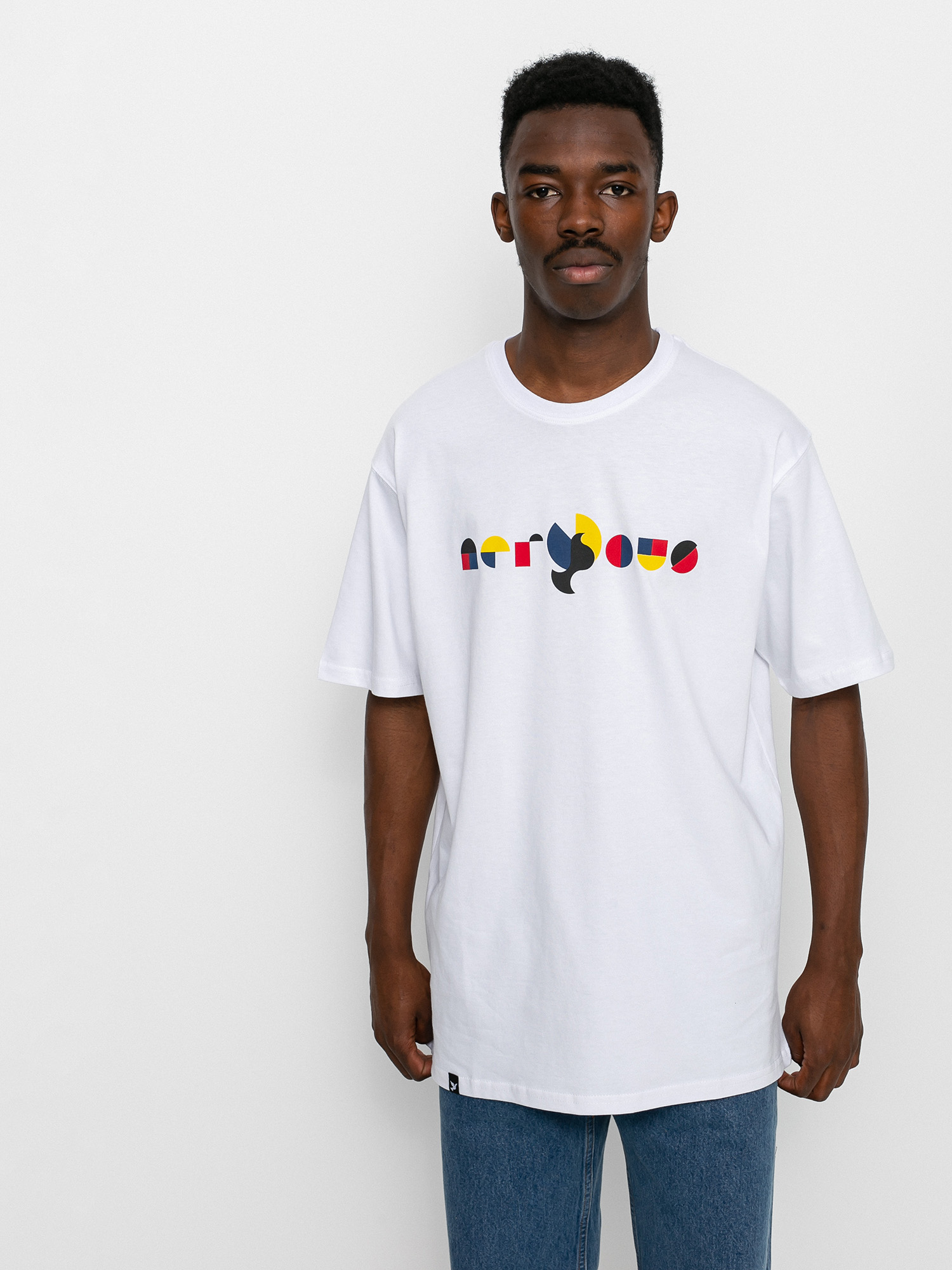 Nervous Geo póló (white)