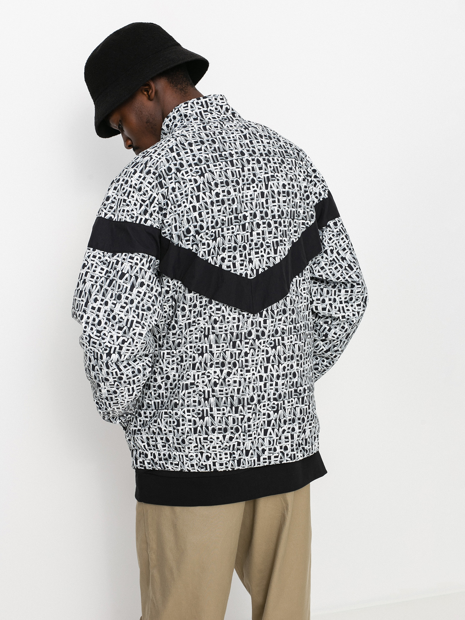 RVCA Bedwin Ipfu Track Dzseki (black print)