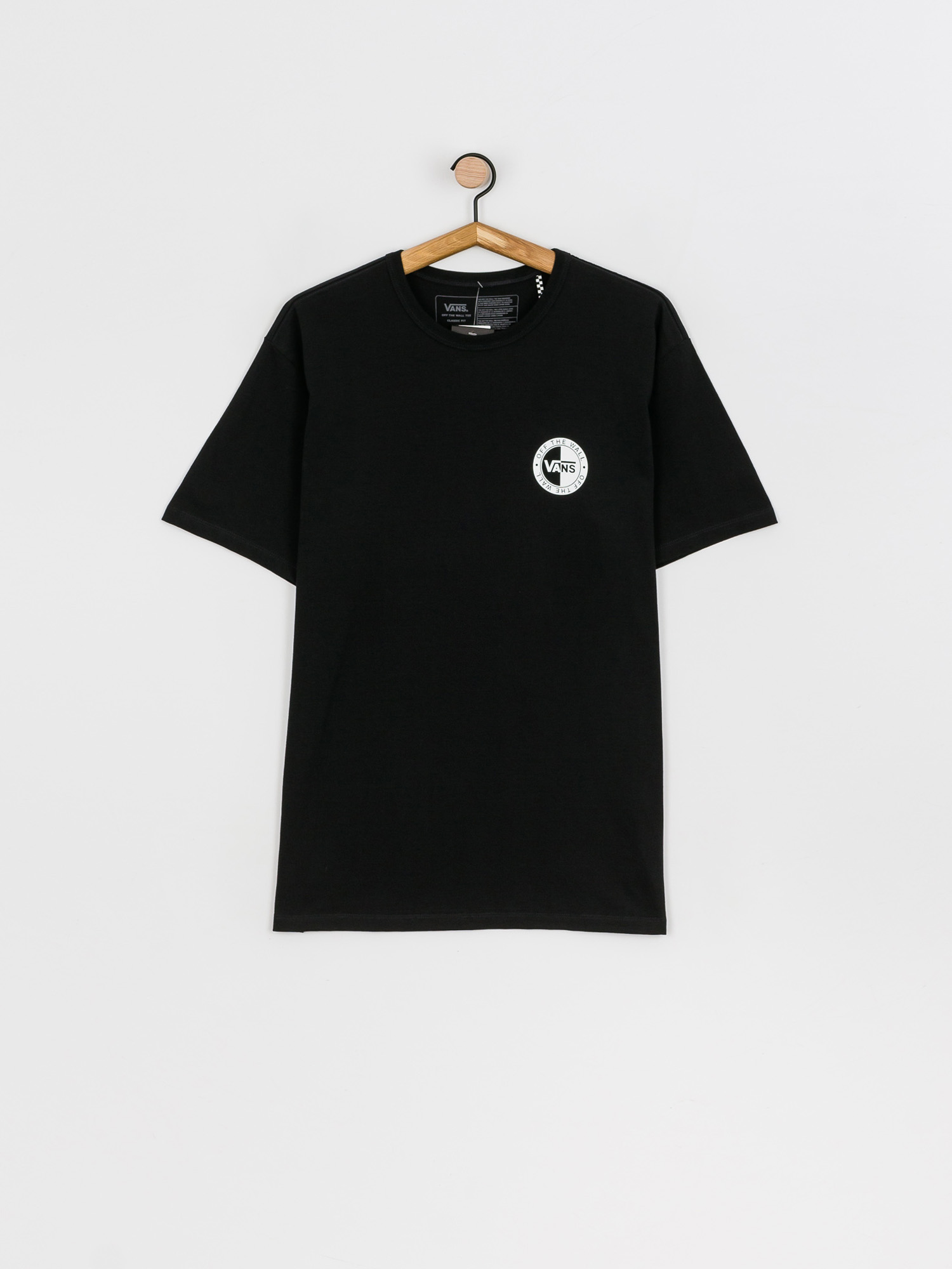 Vans Off The Wall Slanted Checker póló (black)