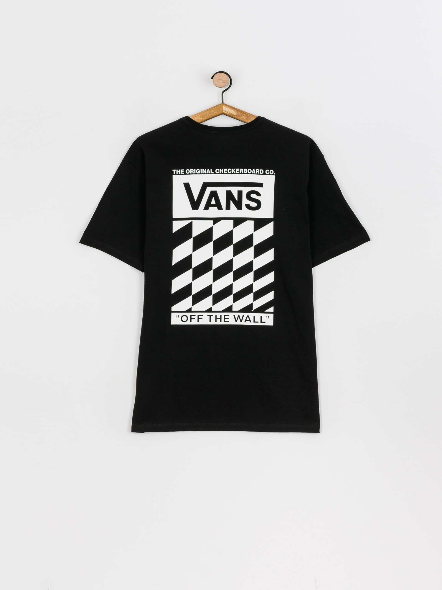 Vans Off The Wall Slanted Checker póló (black)