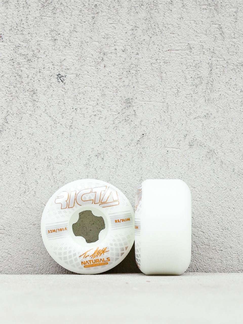 Ricta Asta Reflective Naturals Slim 101a Gördeszka kerék (white/orange)