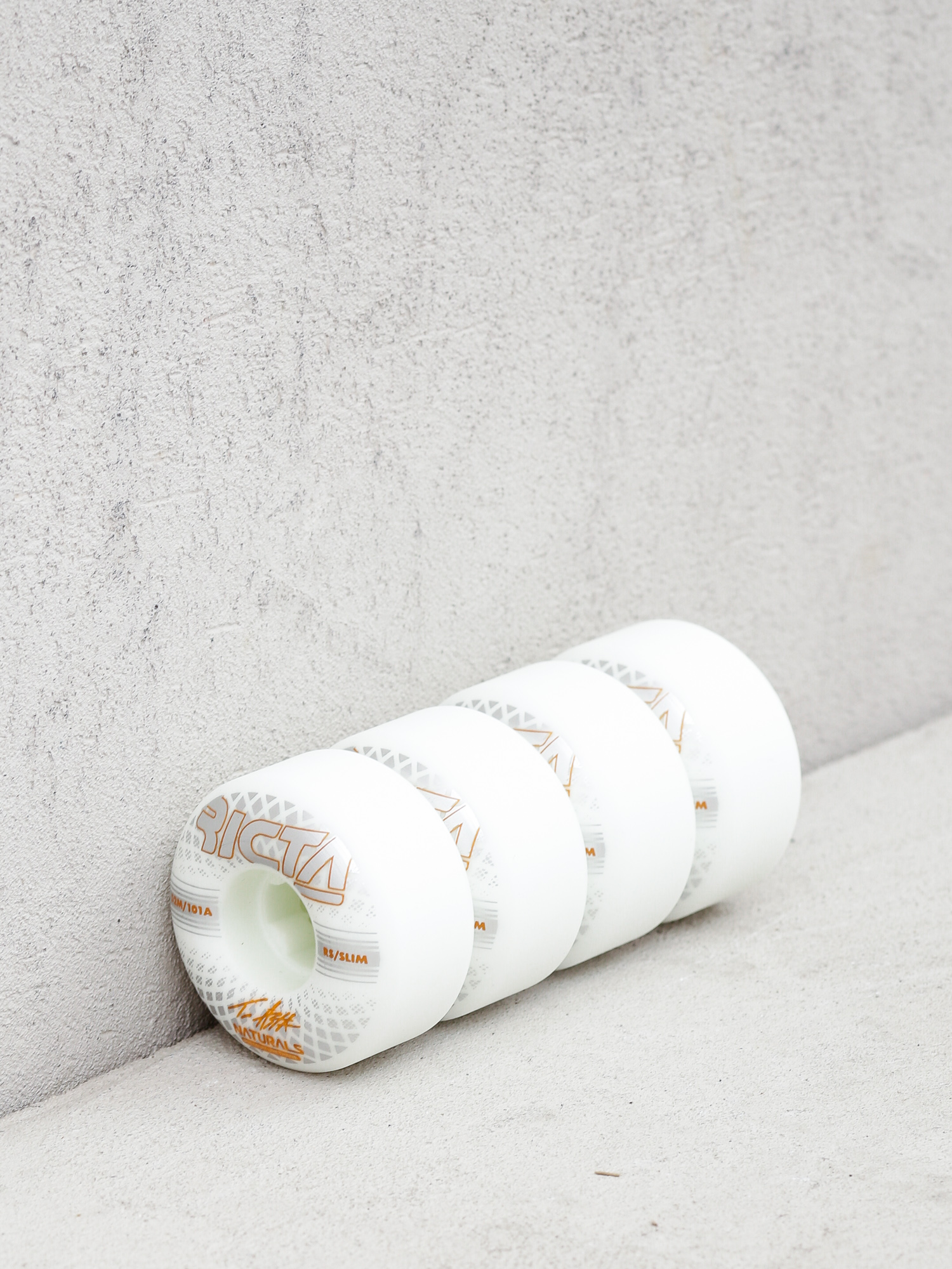 Ricta Asta Reflective Naturals Slim 101a Gördeszka kerék (white/orange)