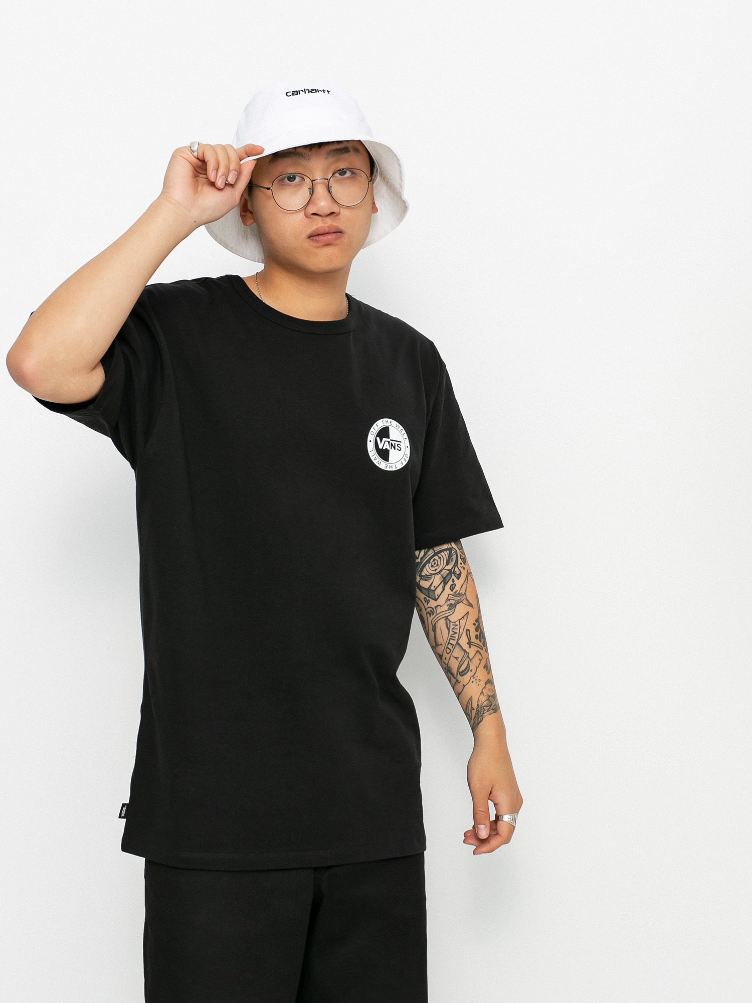 Vans Off The Wall Slanted Checker póló (black)