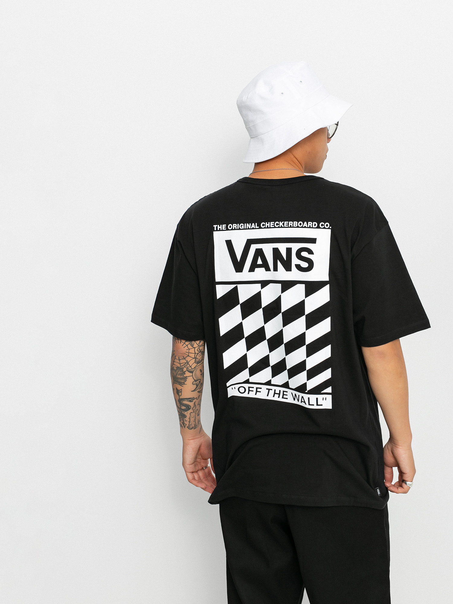 Vans Off The Wall Slanted Checker póló (black)