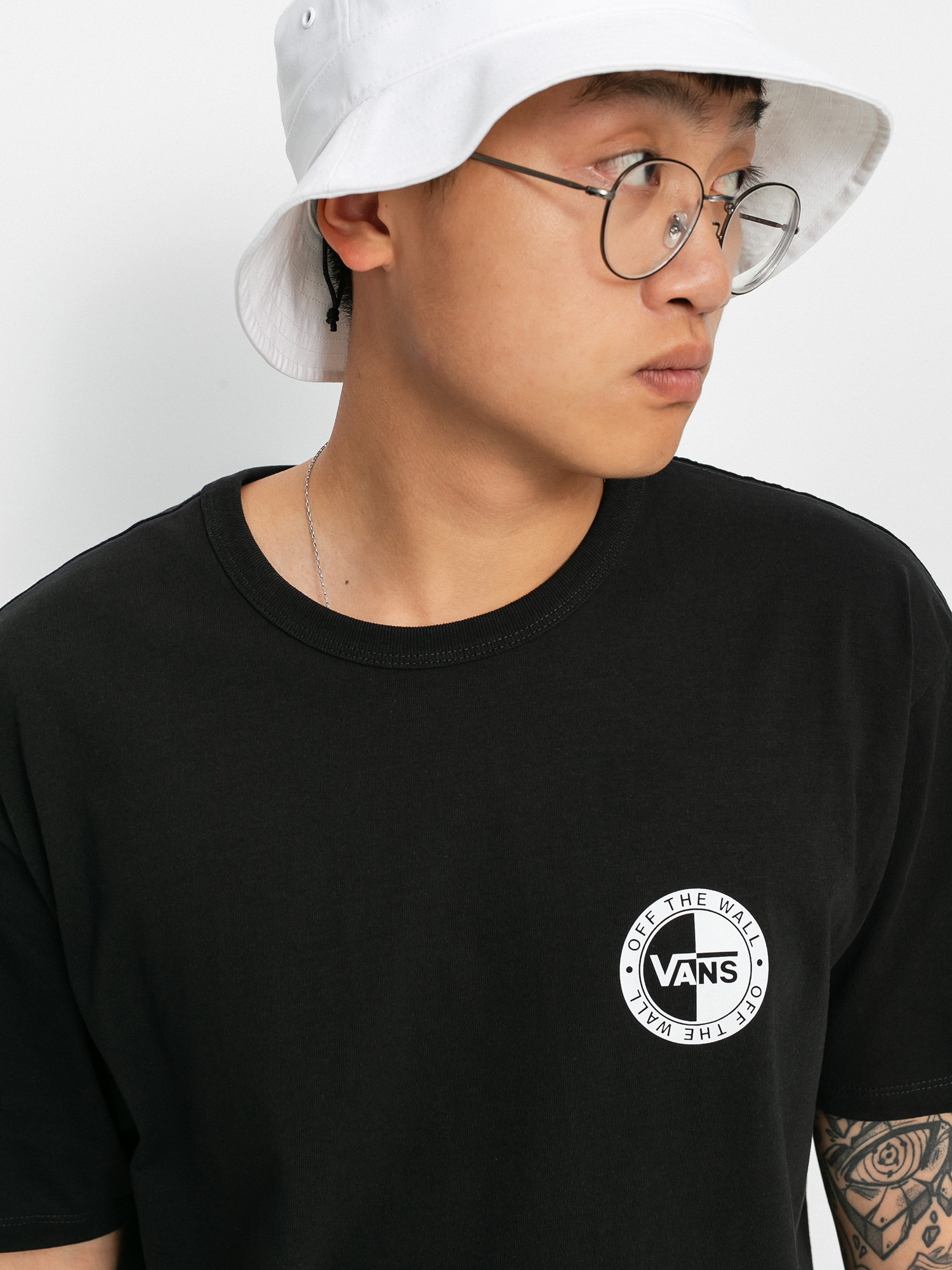 Vans Off The Wall Slanted Checker póló (black)