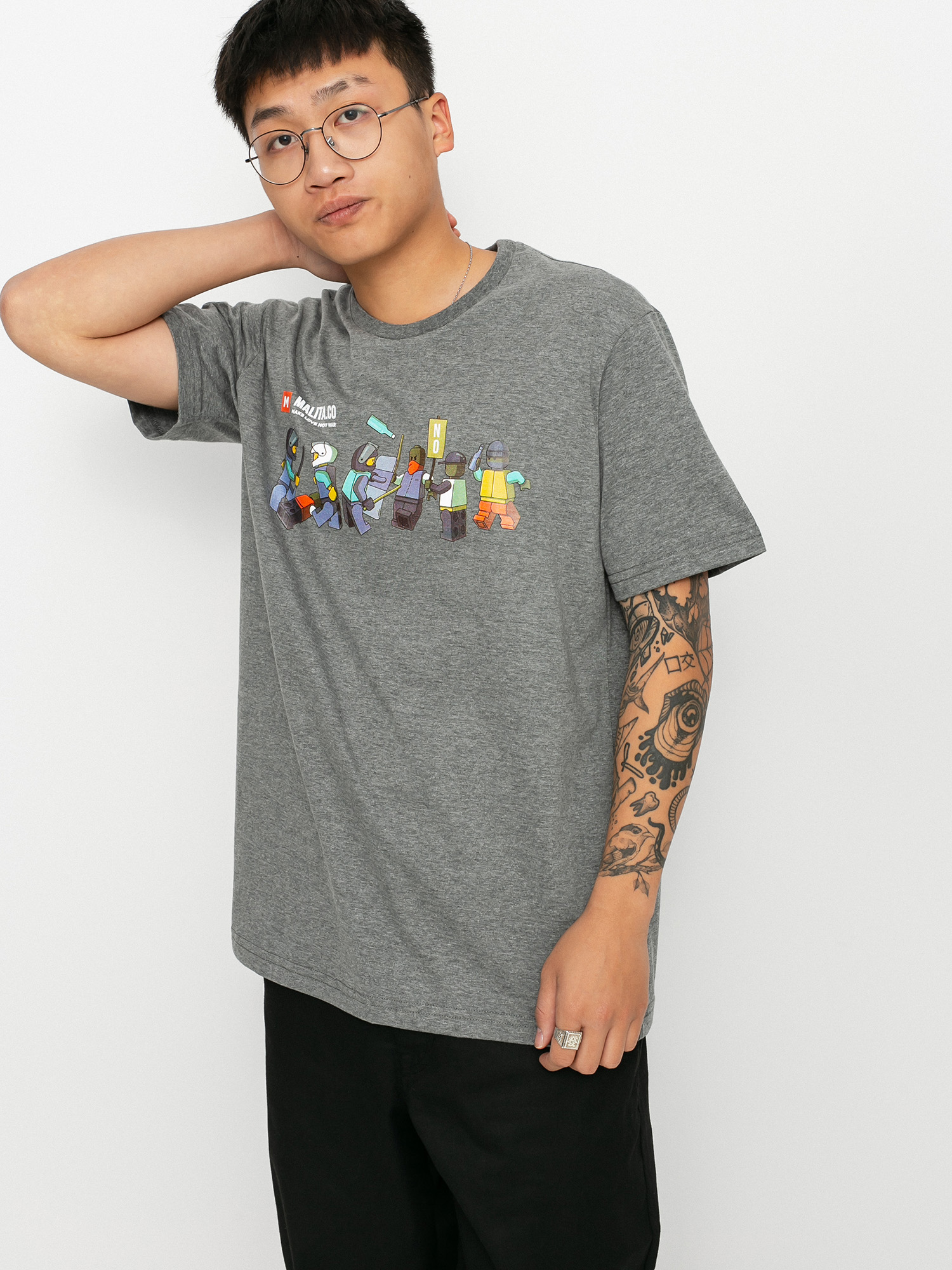 Malita Lego póló (heather grey)