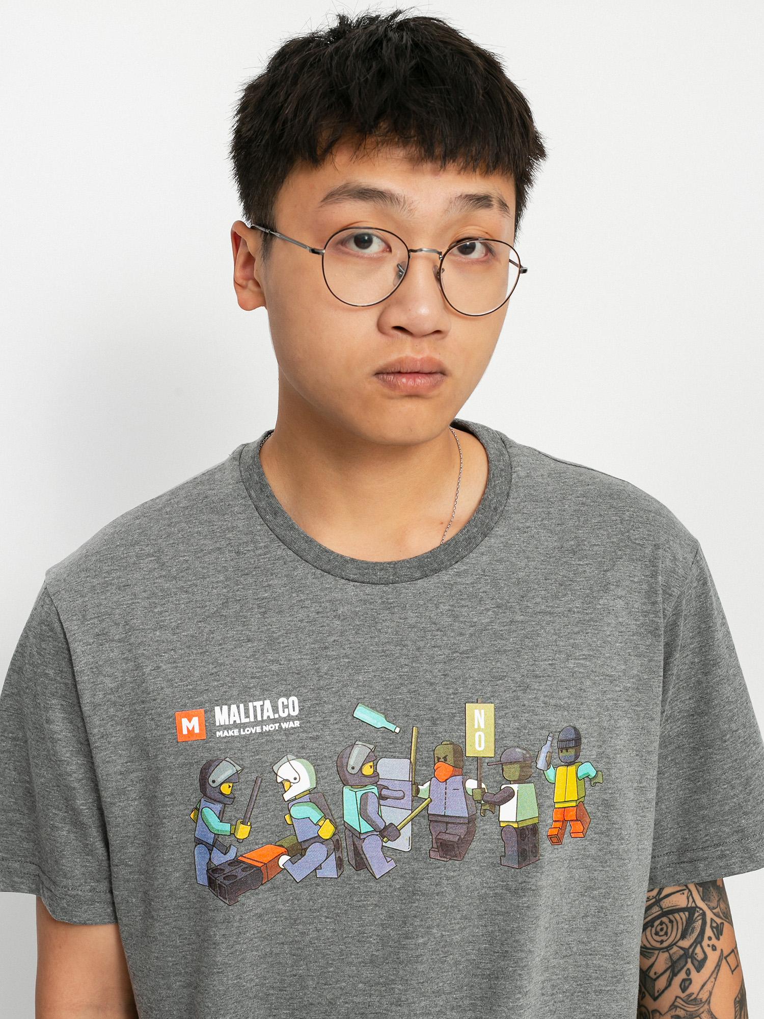 Malita Lego póló (heather grey)