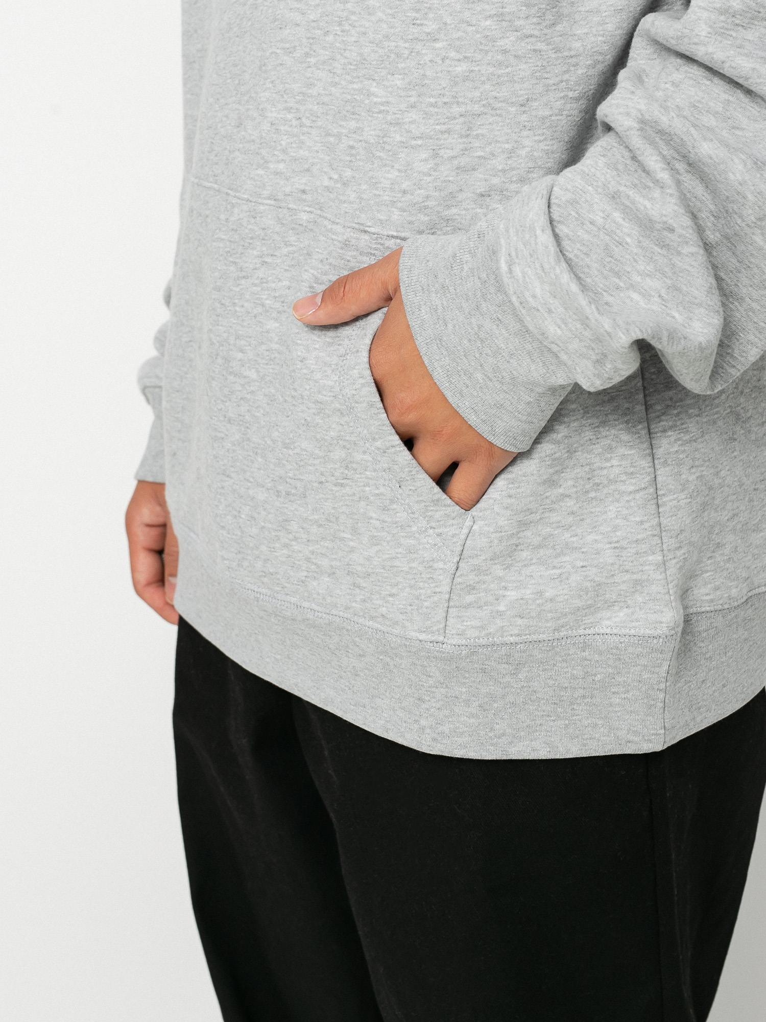 Malita Bottles HD Kapucnis pulóver (heather grey)