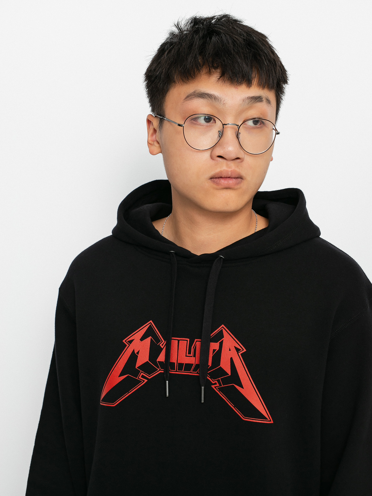 Malita Metallica HD Kapucnis pulóver (black)