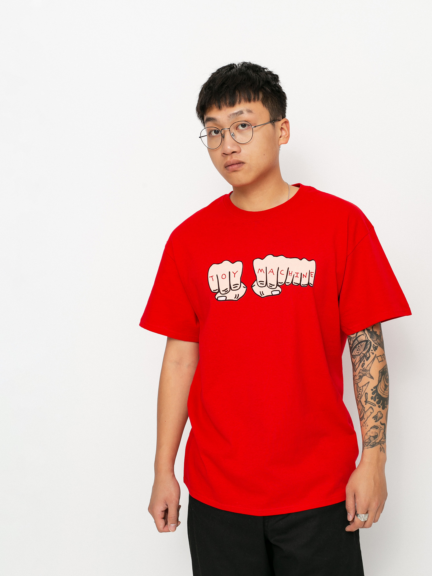 Toy Machine Fists póló (red)