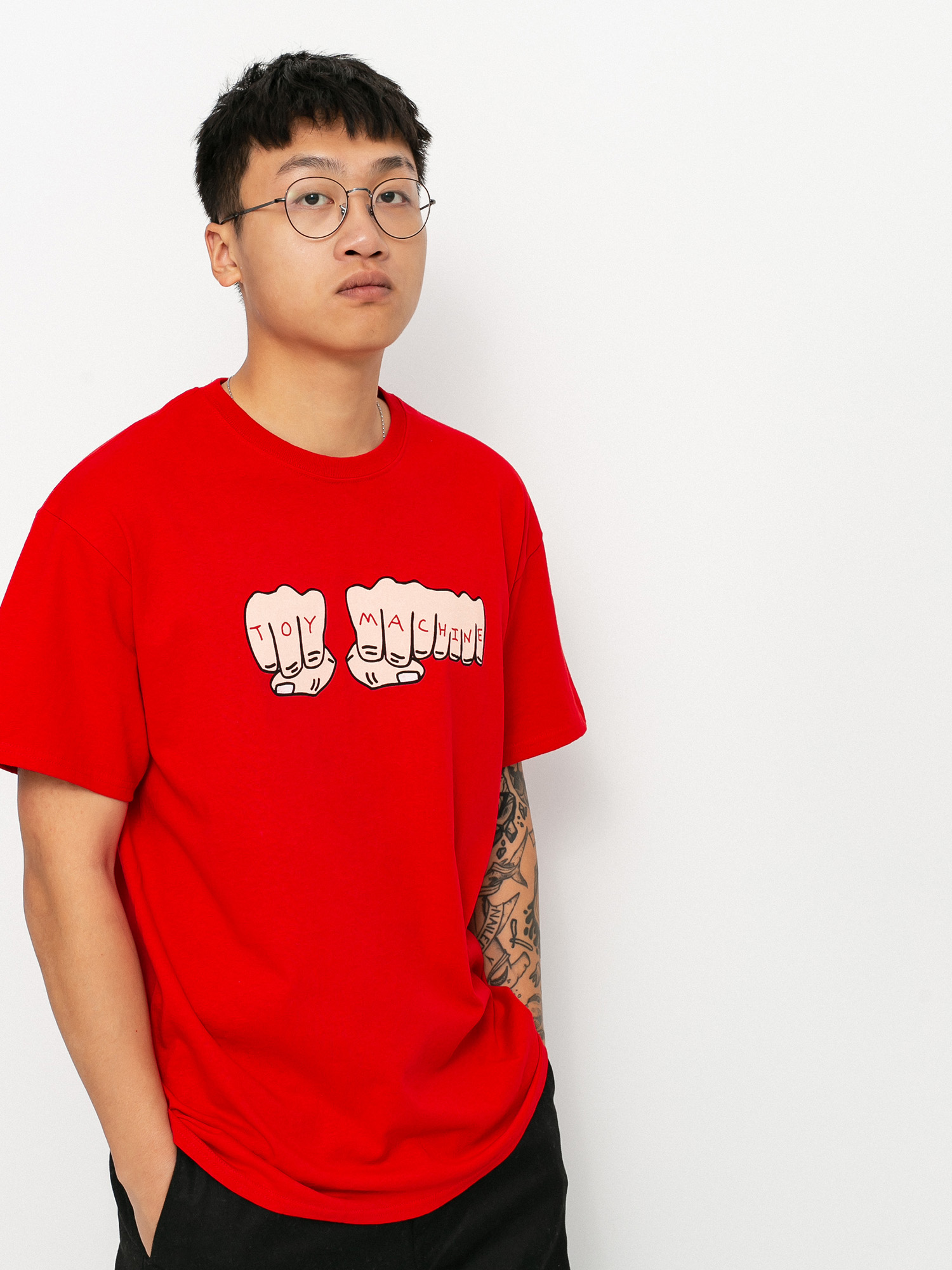 Toy Machine Fists póló (red)