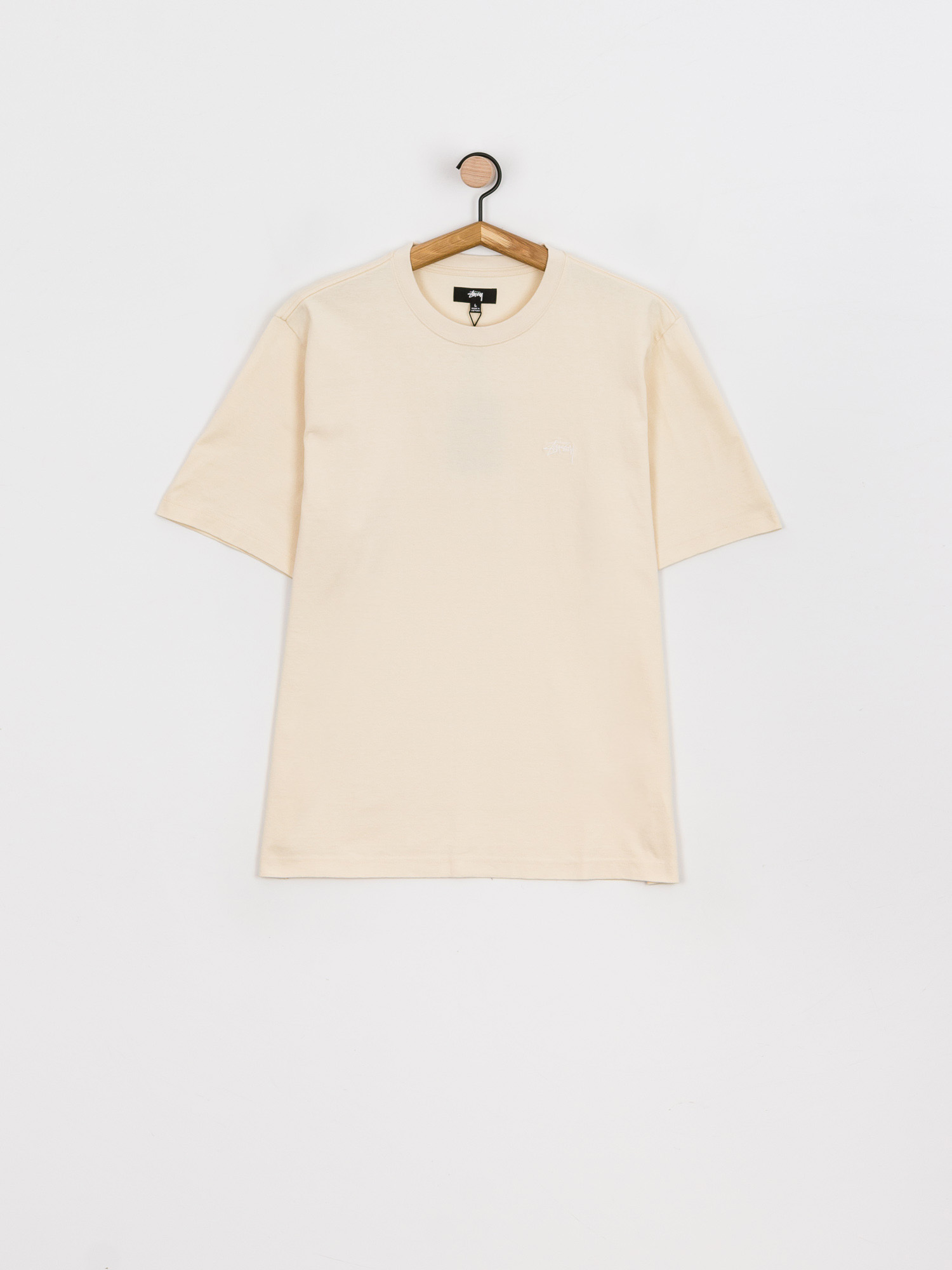 Stussy Stock Logo póló (oatmeal)