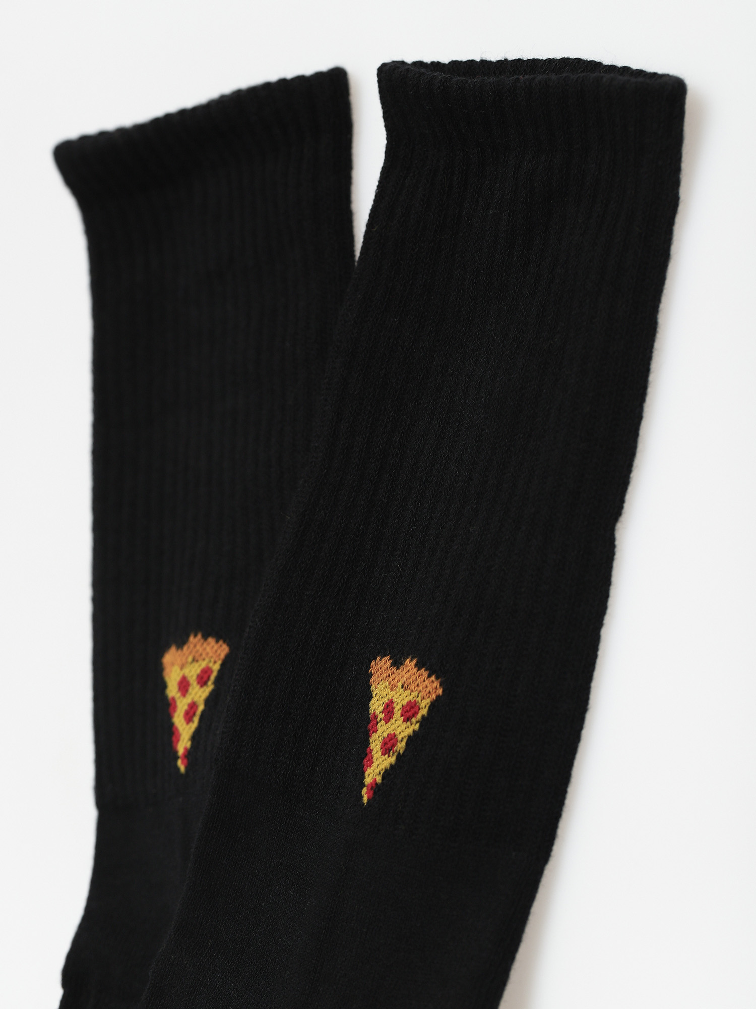 Pizza Skateboards Emoji Zokni (black/yellow)