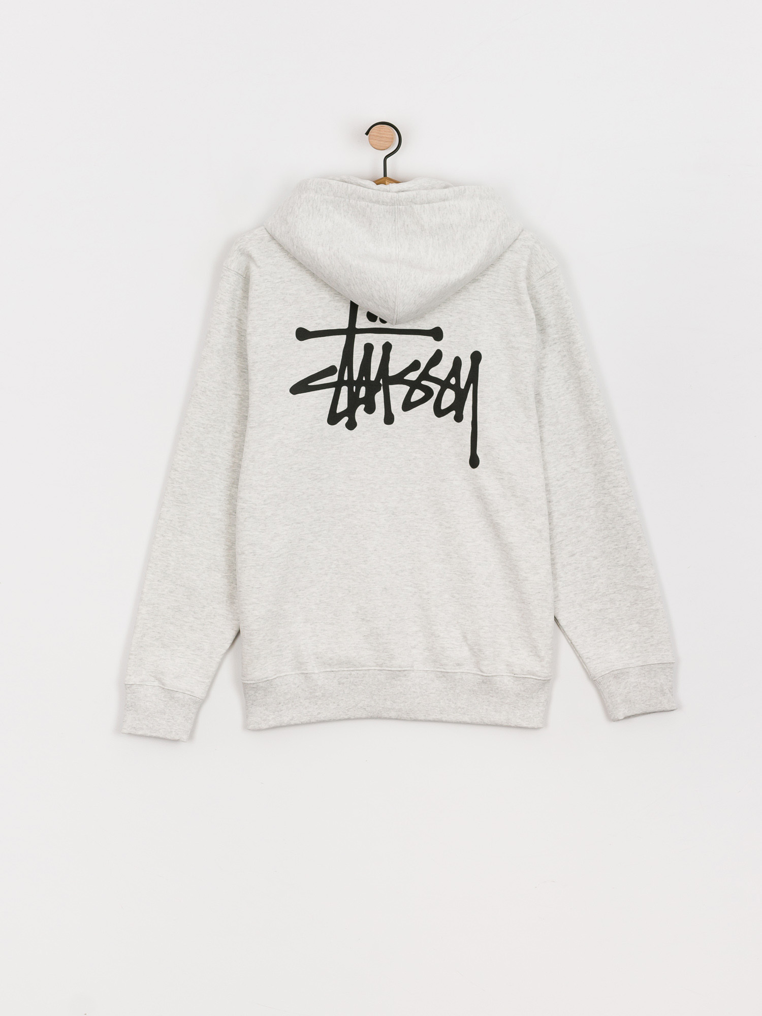 Stussy Basic ZHD Kapucnis pulóver (ash heather)