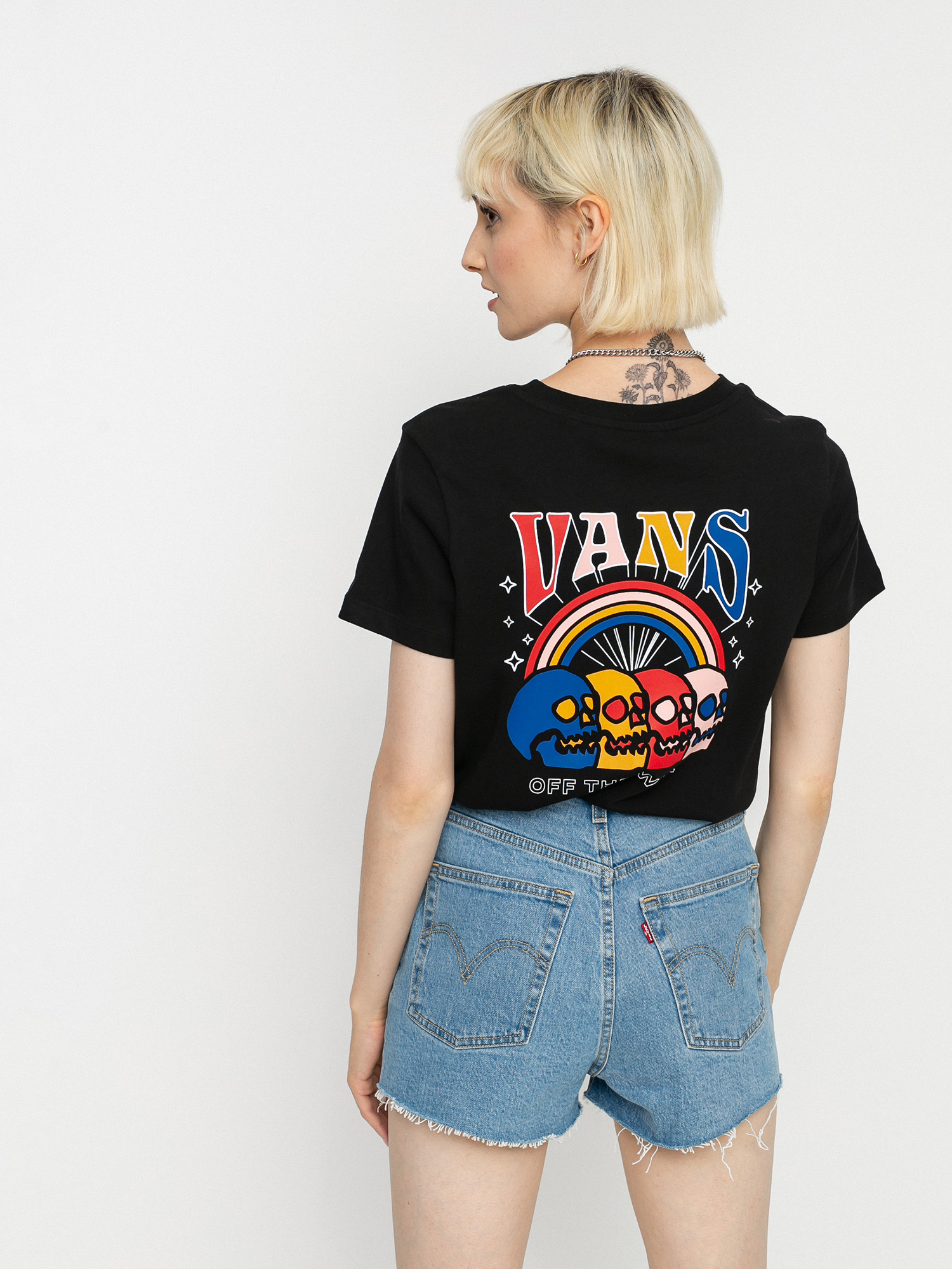 Vans Skelebow póló Wmn (black)