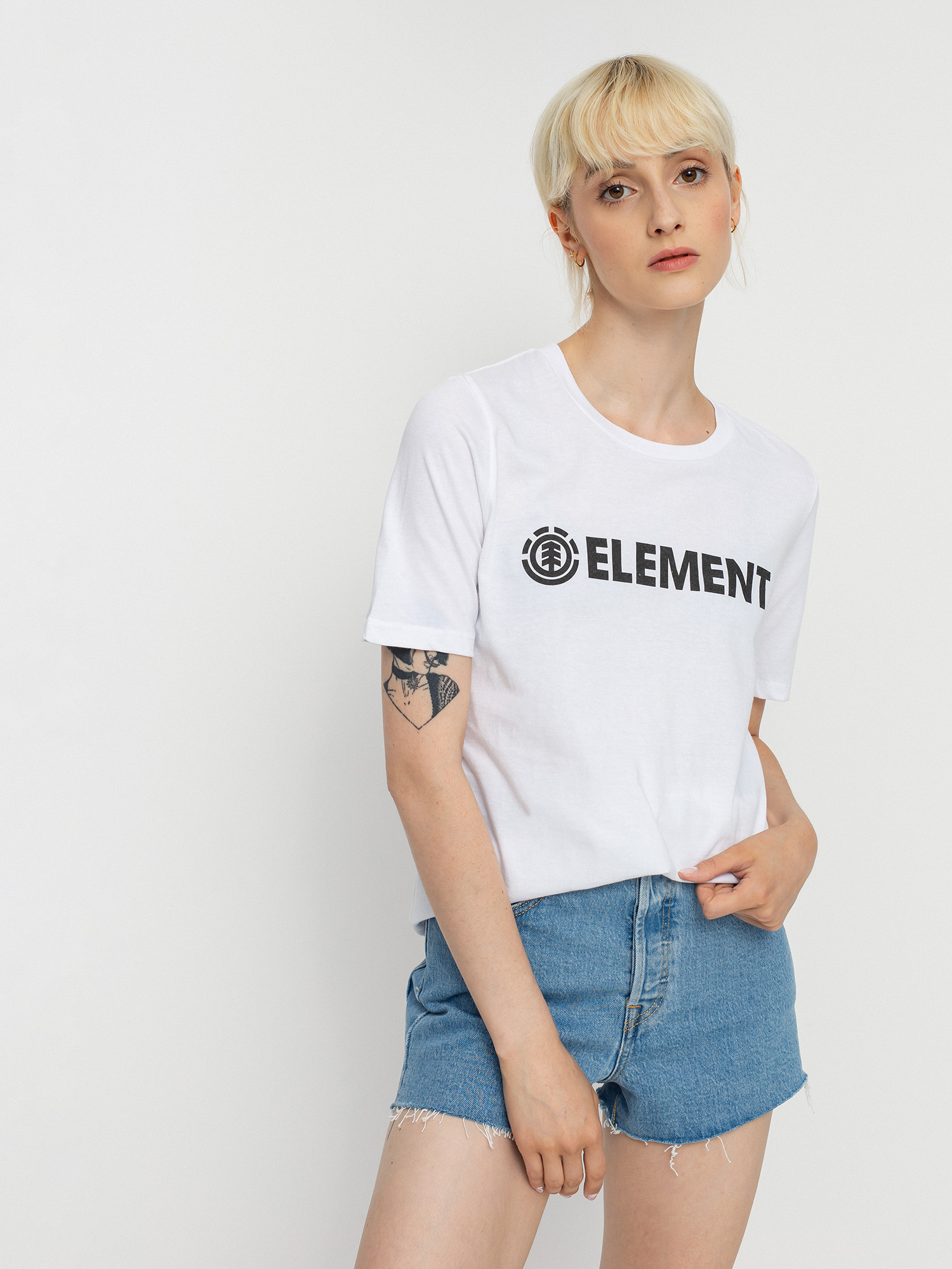 Element Element Logo Cr Wmn Ujjatlan felső (white)