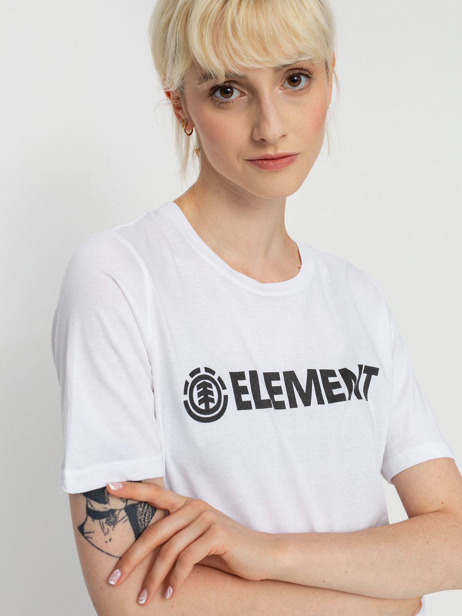 Element Element Logo Cr Wmn Ujjatlan felső (white)