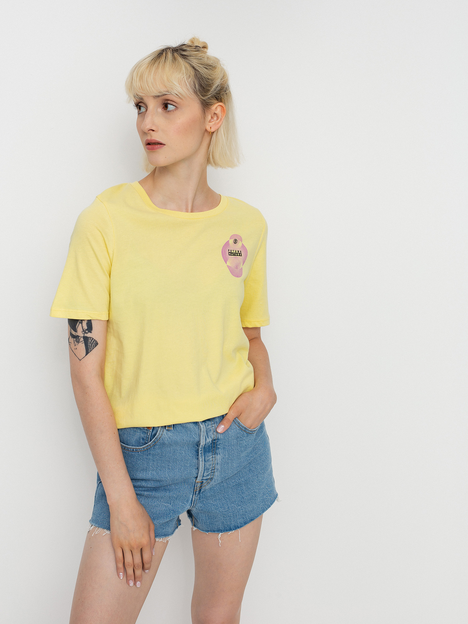 Ujjatlan felső Element Modern Wmn (popcorn)