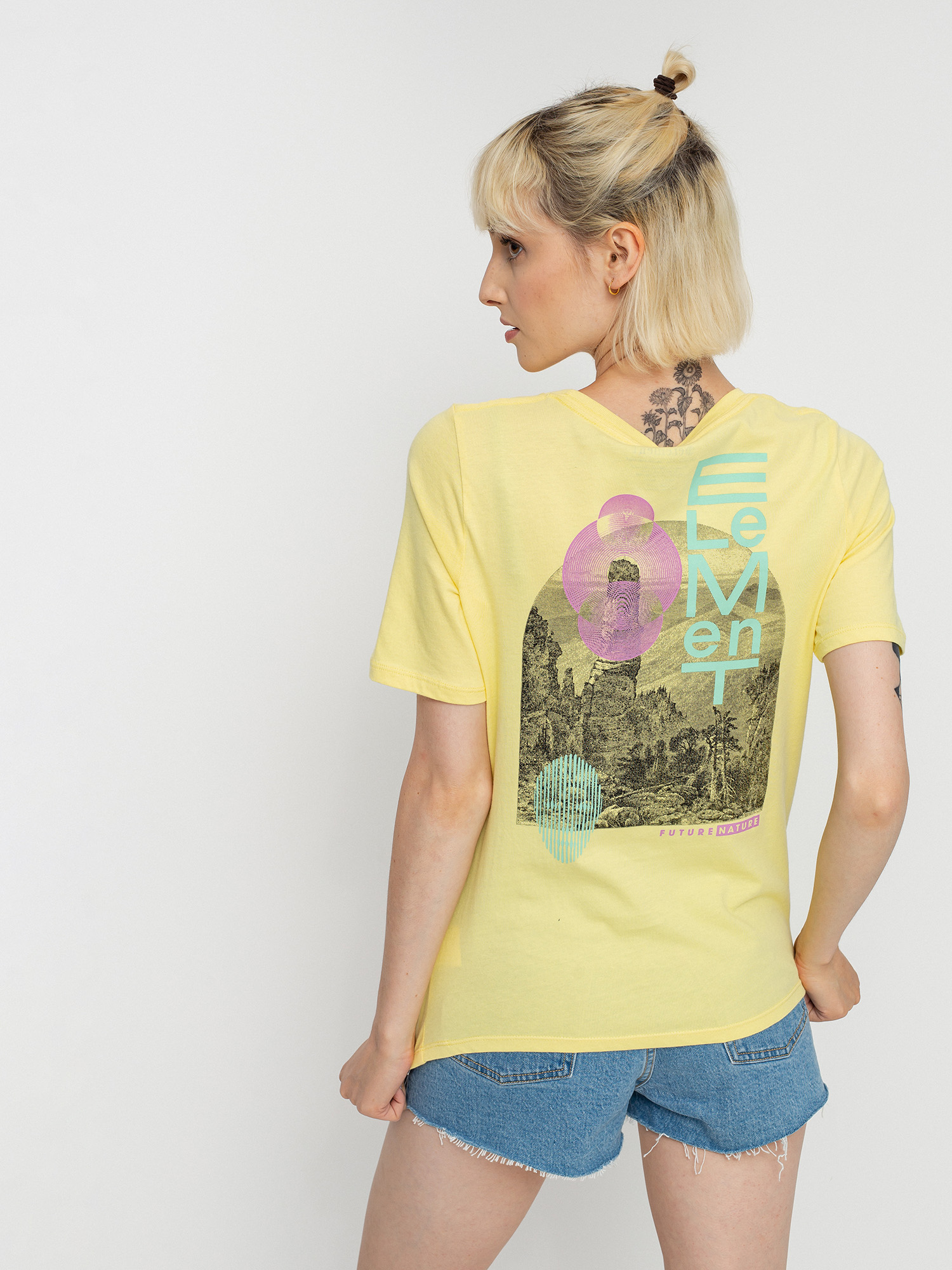 Ujjatlan felső Element Modern Wmn (popcorn)