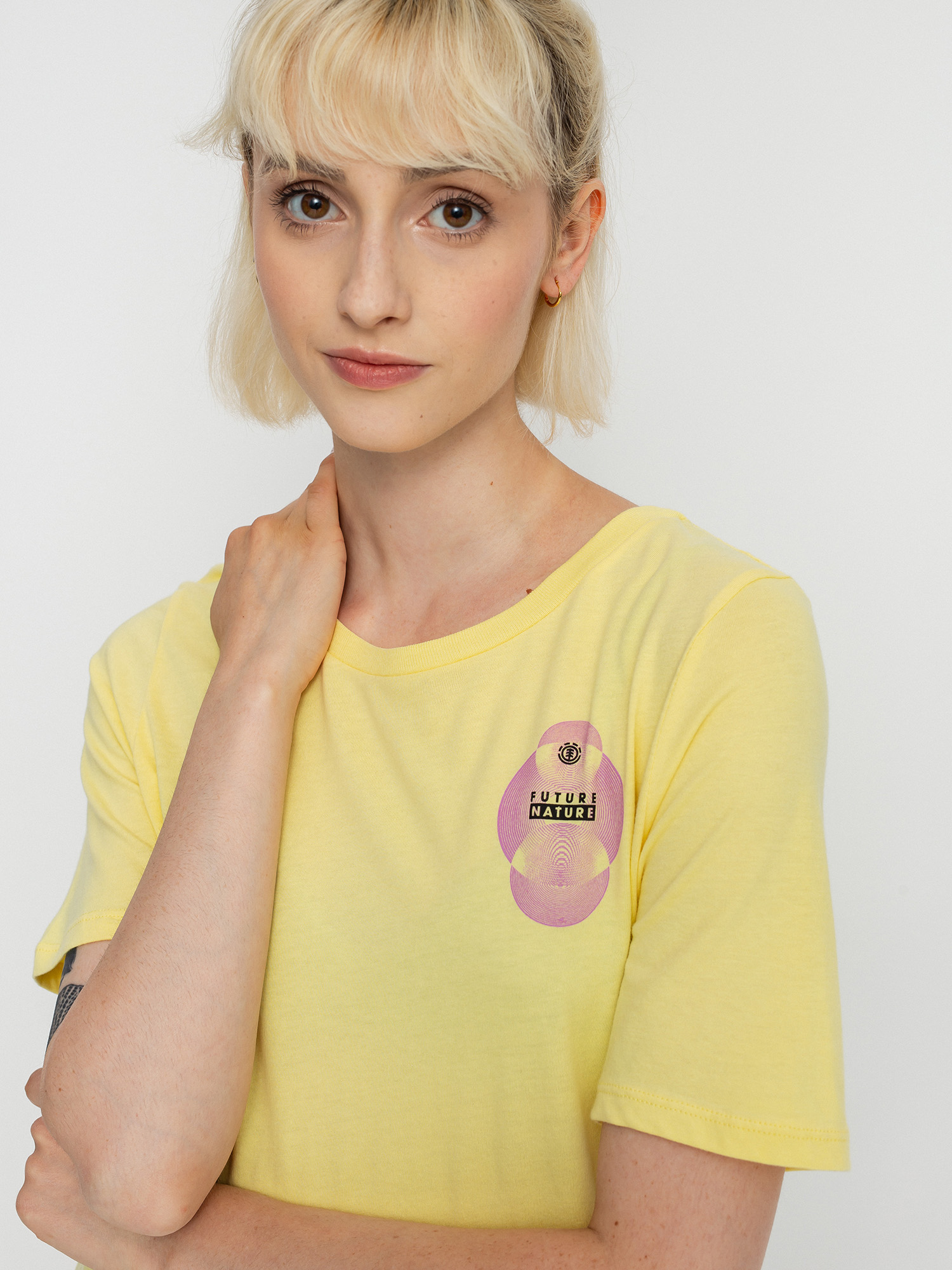 Ujjatlan felső Element Modern Wmn (popcorn)