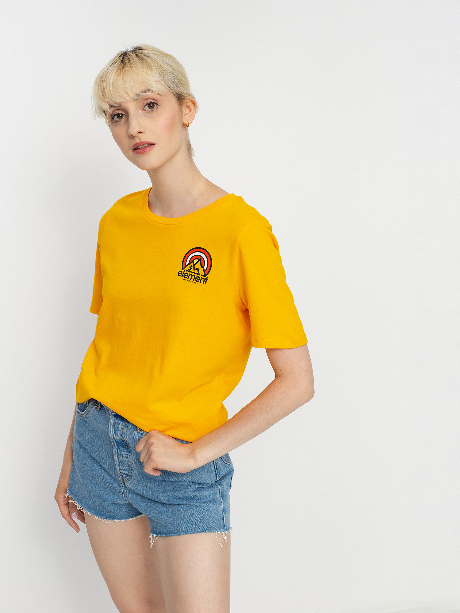 Element Branded Cr Wmn Ujjatlan felső (gold)