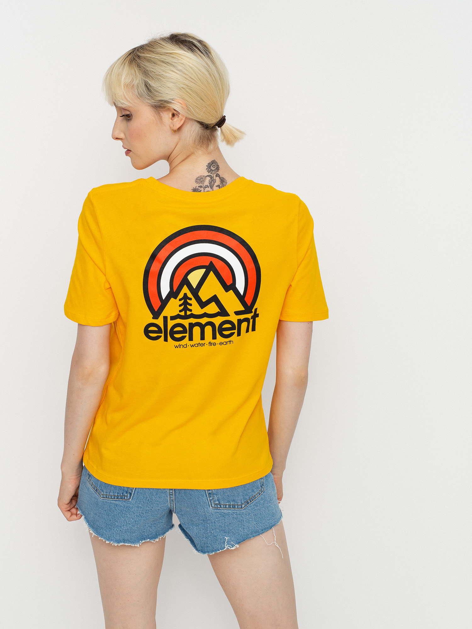 Element Branded Cr Wmn Ujjatlan felső (gold)
