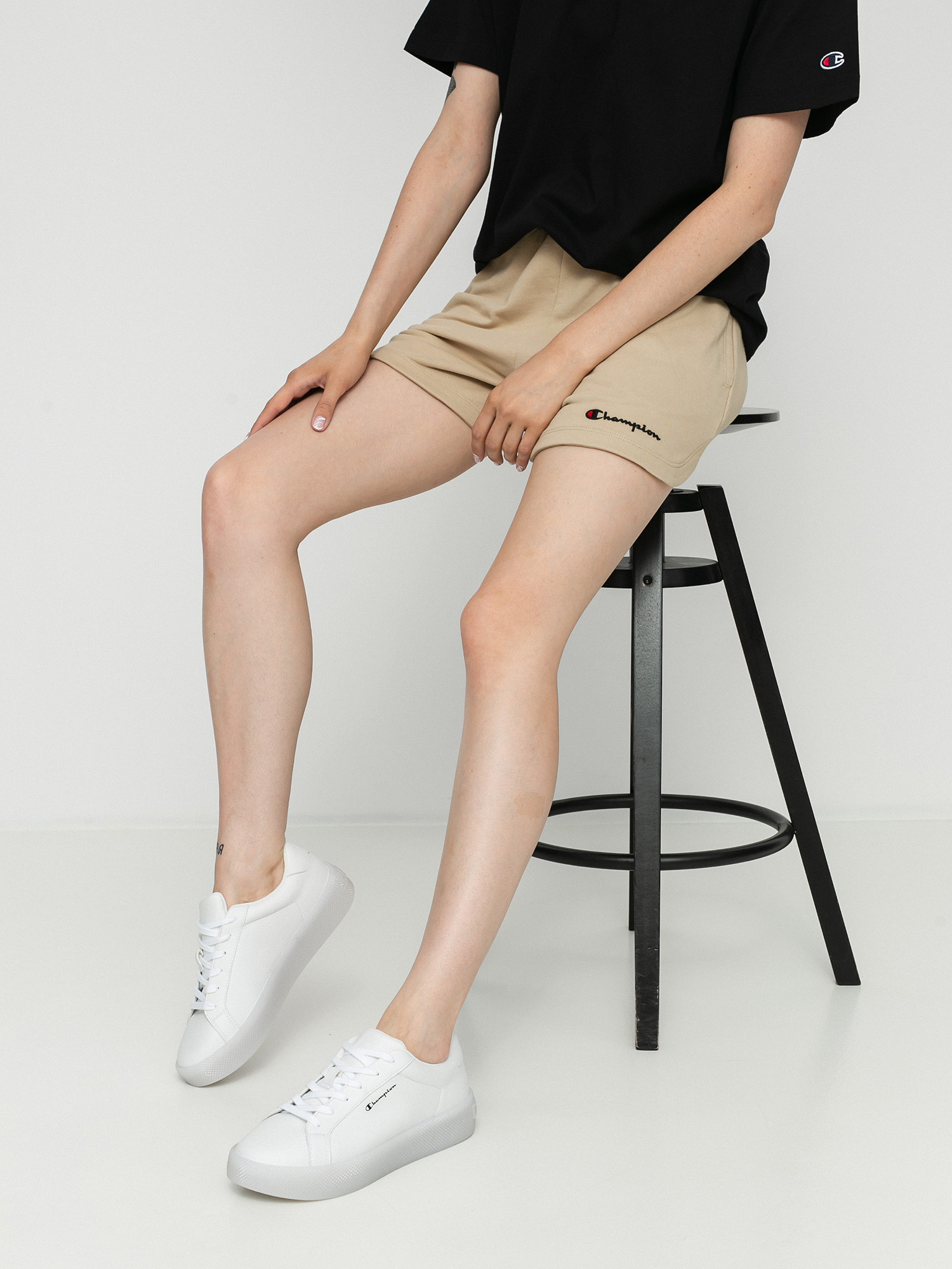 Champion Regular High Waist Shorts 114354 Wmn Rövidnadrág (wpp)
