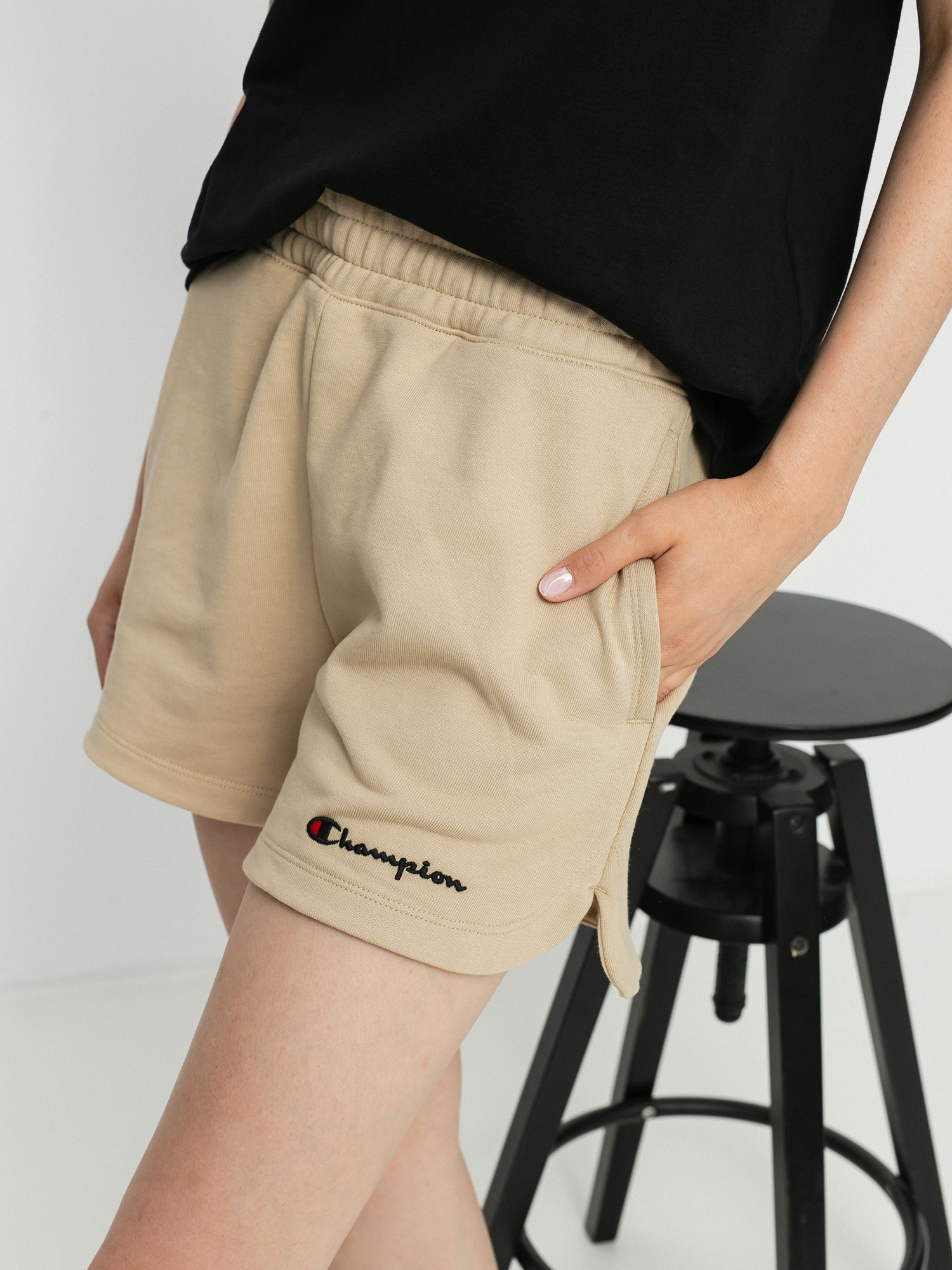 Champion Regular High Waist Shorts 114354 Wmn Rövidnadrág (wpp)