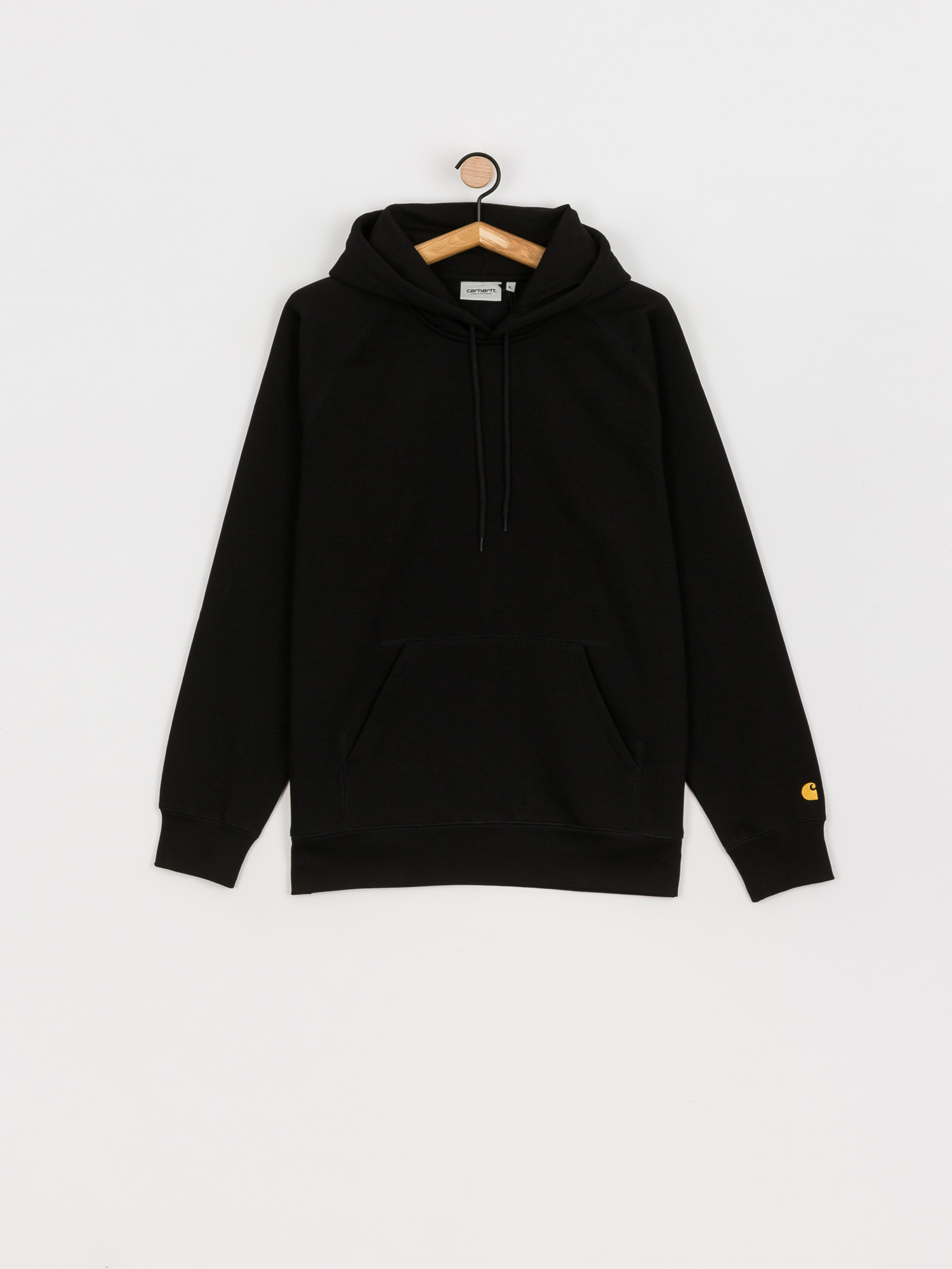 Carhartt WIP Chase HD Kapucnis pulóver (black/gold)