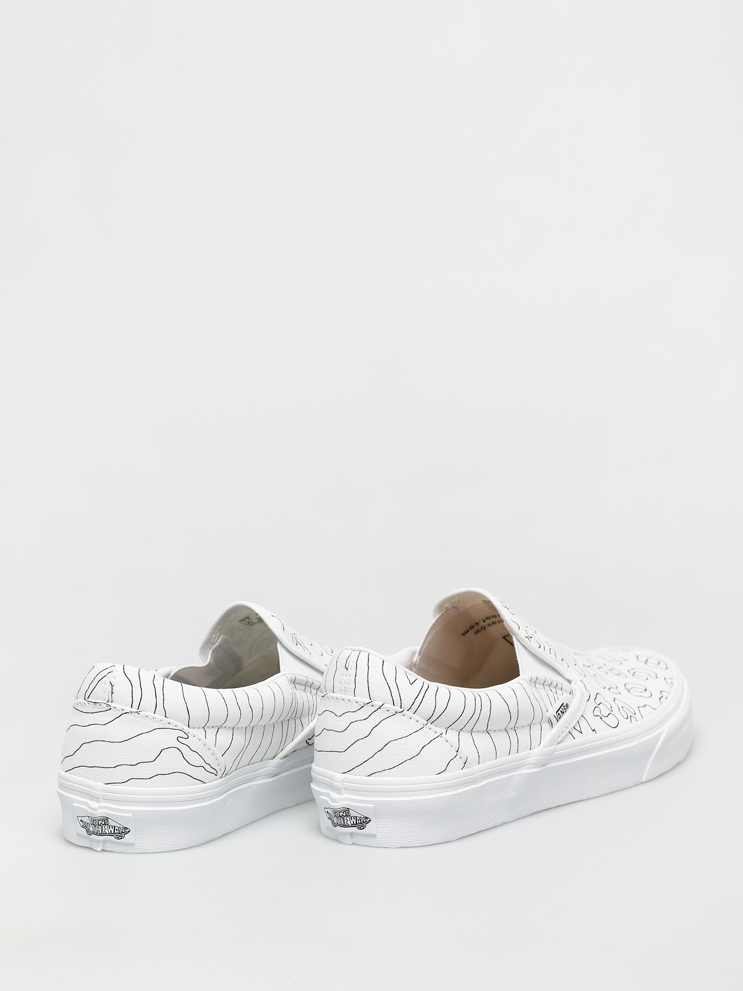 Vans Classic Slip On Cipők (u paint/leopard/zebra)